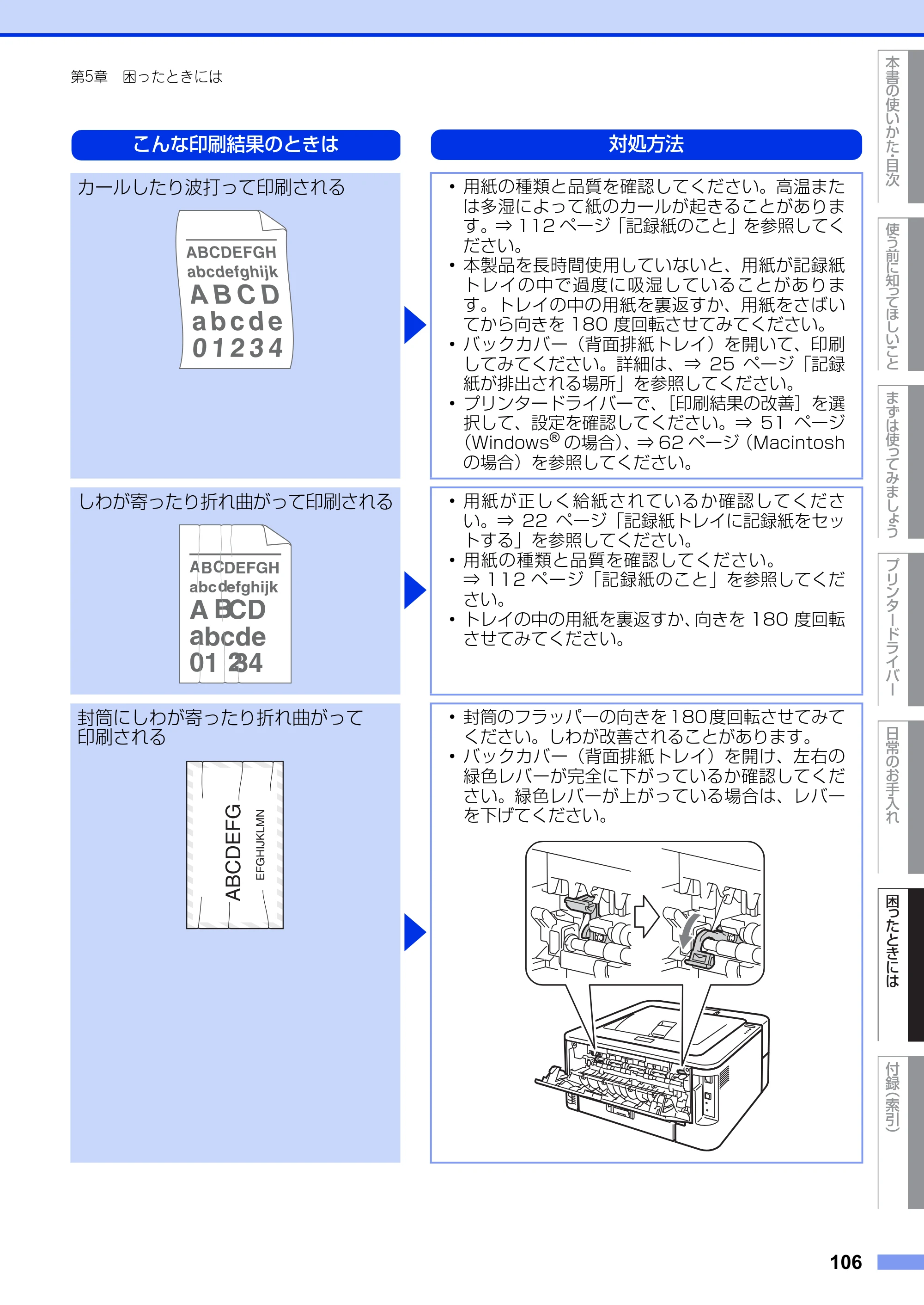 ブラザー HL-2130 / HL-2240D / HL-2270DW ユーザーズガイド ～基本編～ — 原本ページ — 106ページ