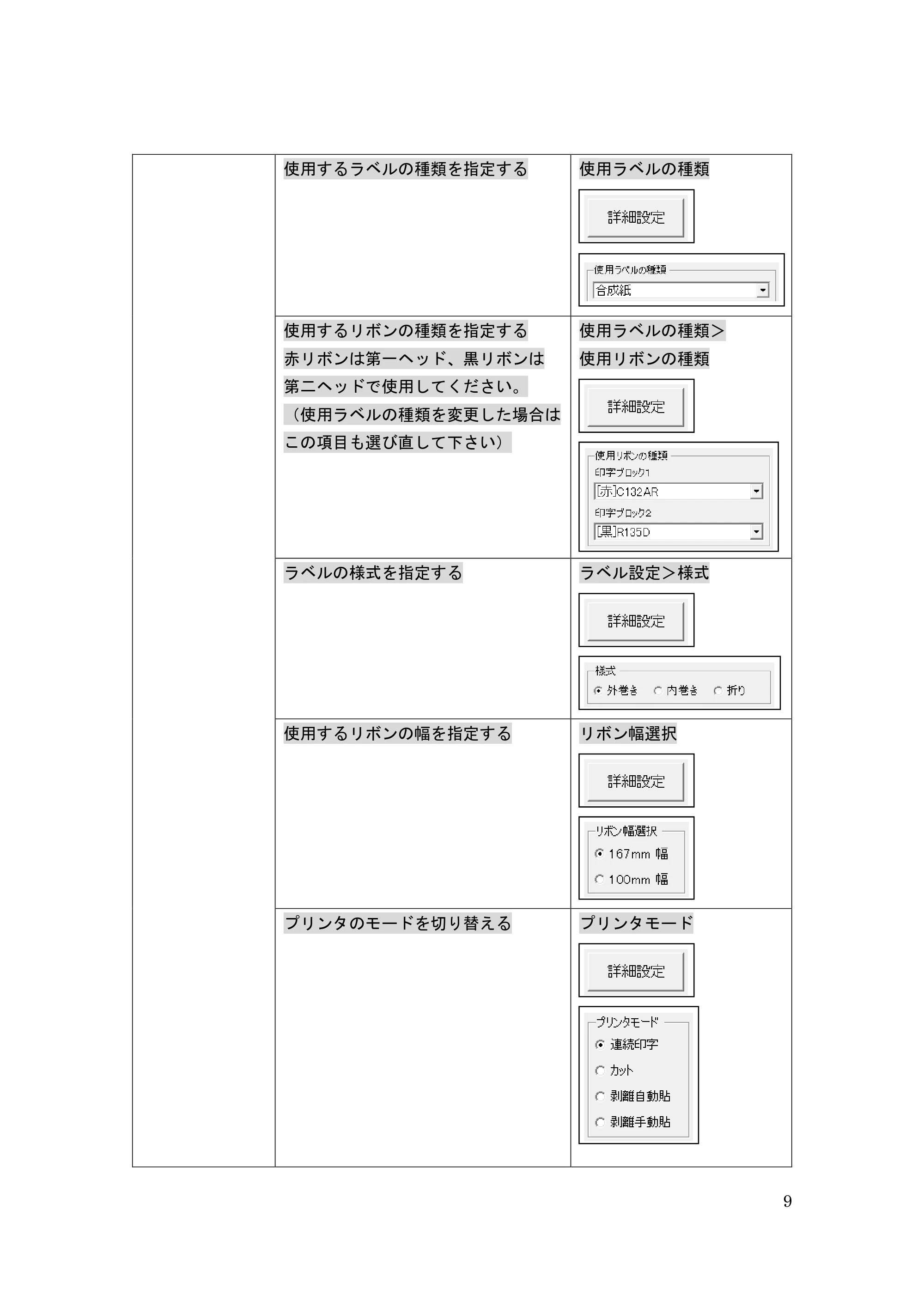 サトー GHS612R / HS612R GHS612RⅡ / GHS612RⅢ プリンタ設定ツール操作説明書（E版） — 原本ページ — 9ページ