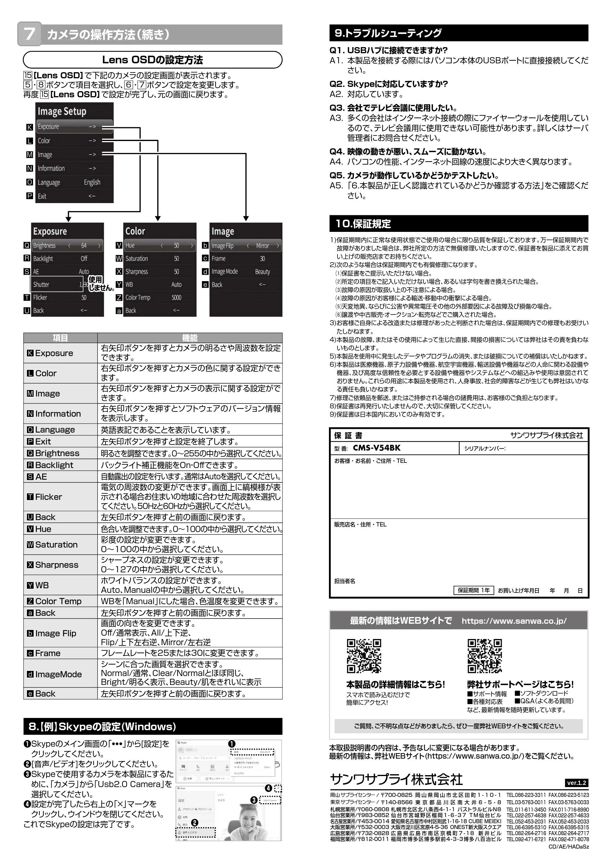サンワサプライ CMS-V54BK 取扱説明書 — 原本ページ — 4ページ