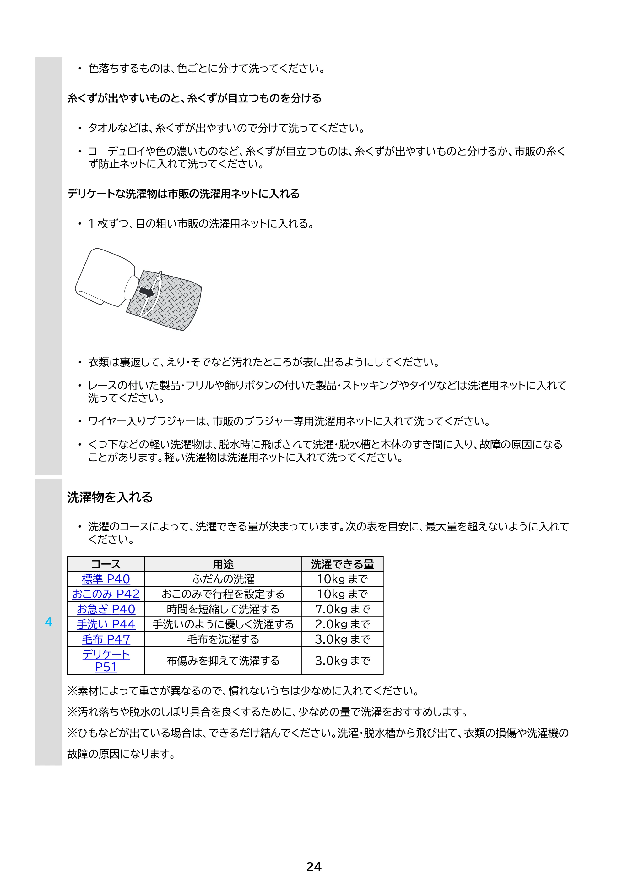 アイリスオーヤマ ITW-F1003H 取扱説明書 — 原本ページ — 24ページ