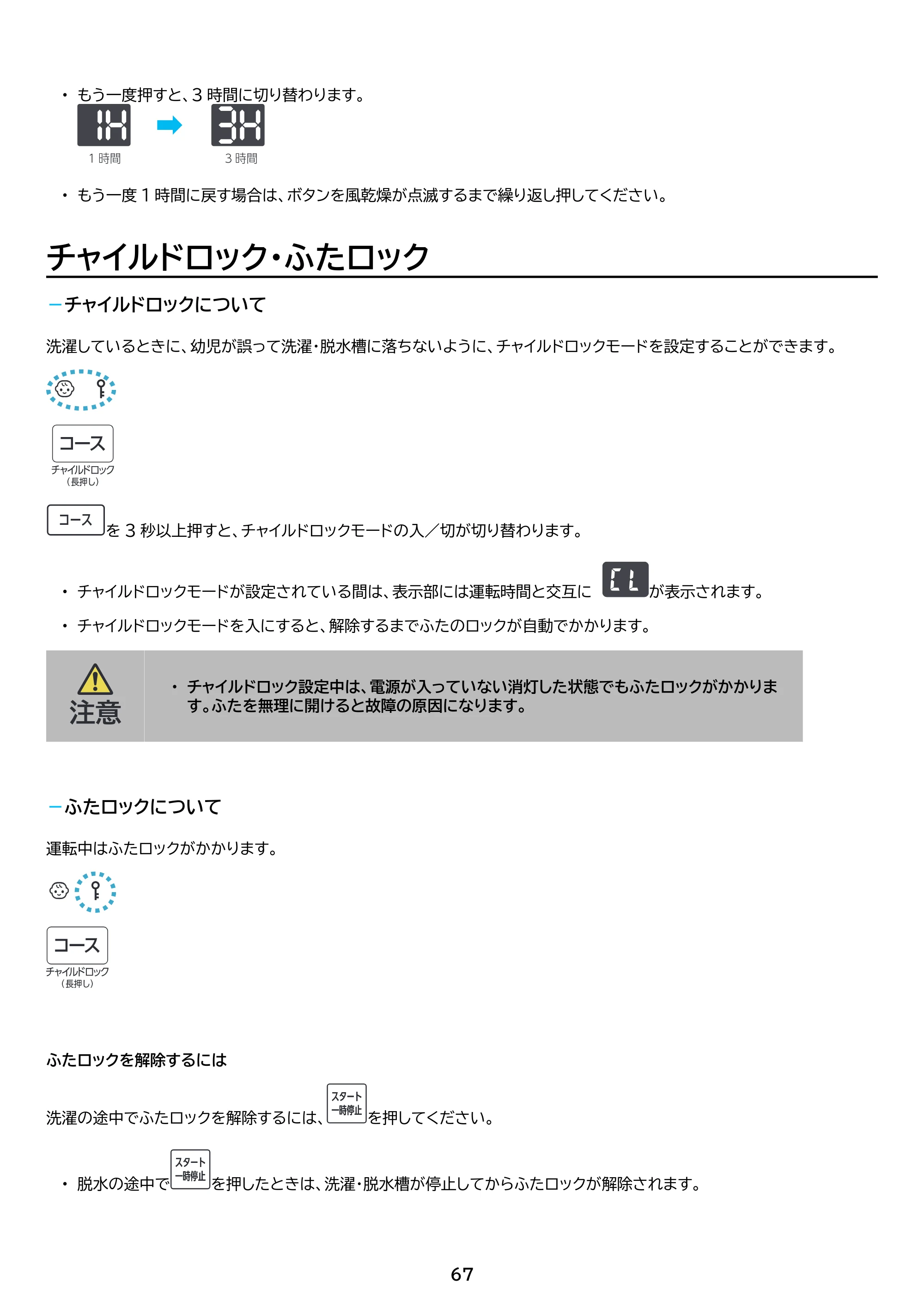 アイリスオーヤマ ITW-F1003H 取扱説明書 — 原本ページ — 67ページ