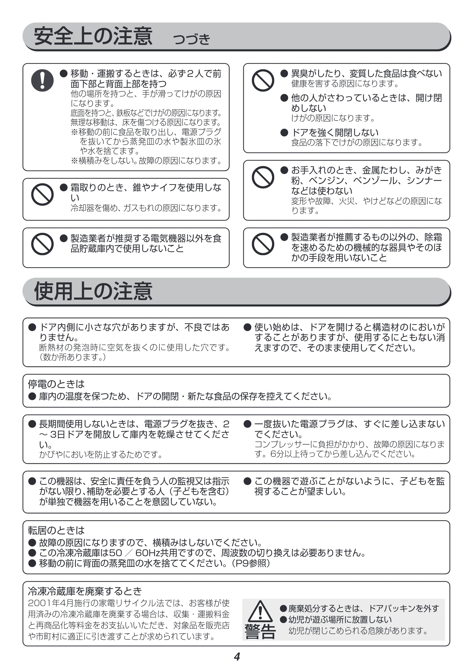 アイリスオーヤマ IRGD-9A 取扱説明書 — 原本ページ — 4ページ
