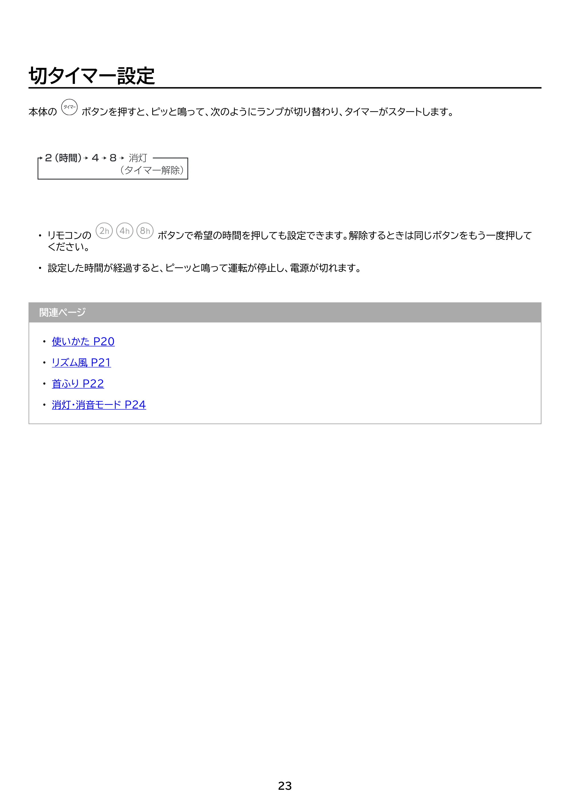 アイリスオーヤマ KCF-SDS15T-EC 取扱説明書 — 原本ページ — 23ページ