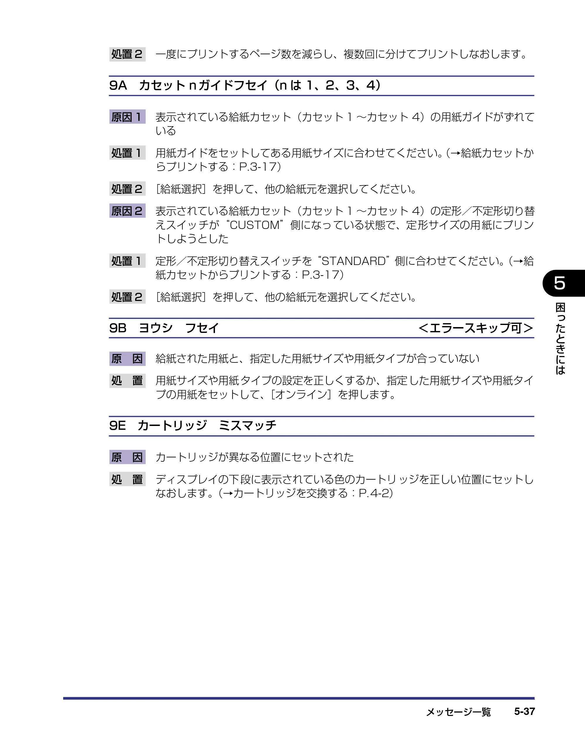 キヤノン LBP5800/5700 ユーザーズガイド 2006年5月25日更新 （PDF形式／9.62Mバイト） — 原本ページ — 247ページ