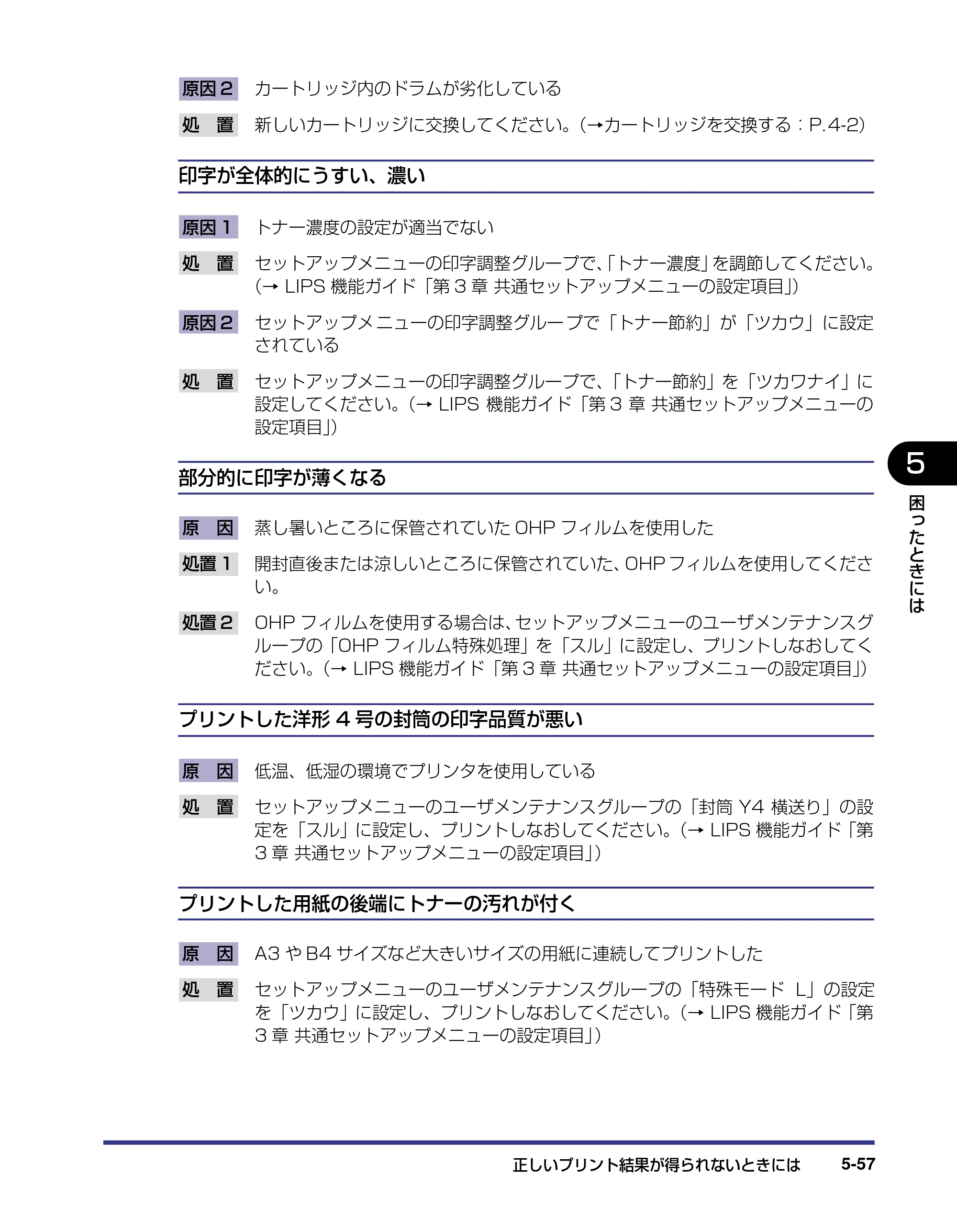 キヤノン LBP5800/5700 ユーザーズガイド 2006年5月25日更新 （PDF形式／9.62Mバイト） — 原本ページ — 267ページ