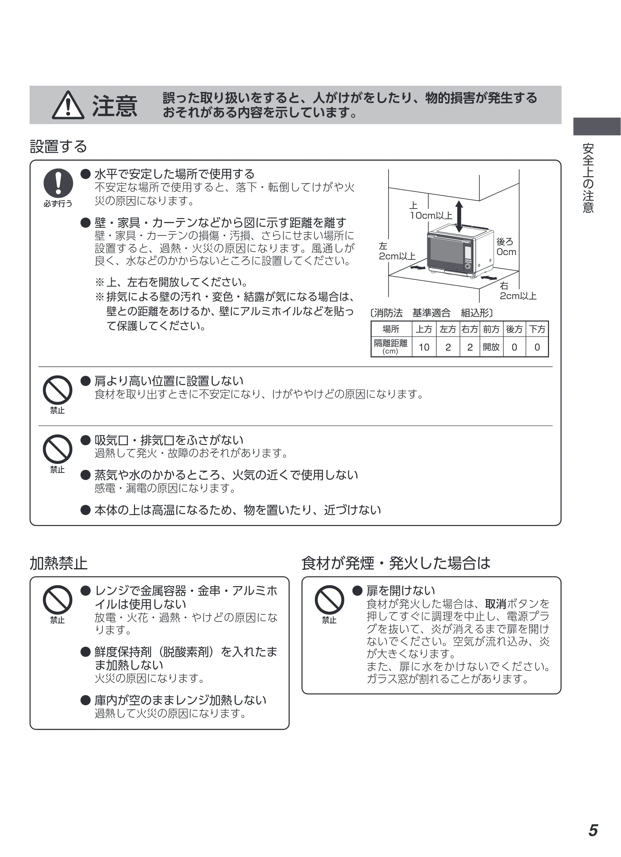 アイリスオーヤマ MS-F3002 取扱説明書 — 原本ページ — 5ページ