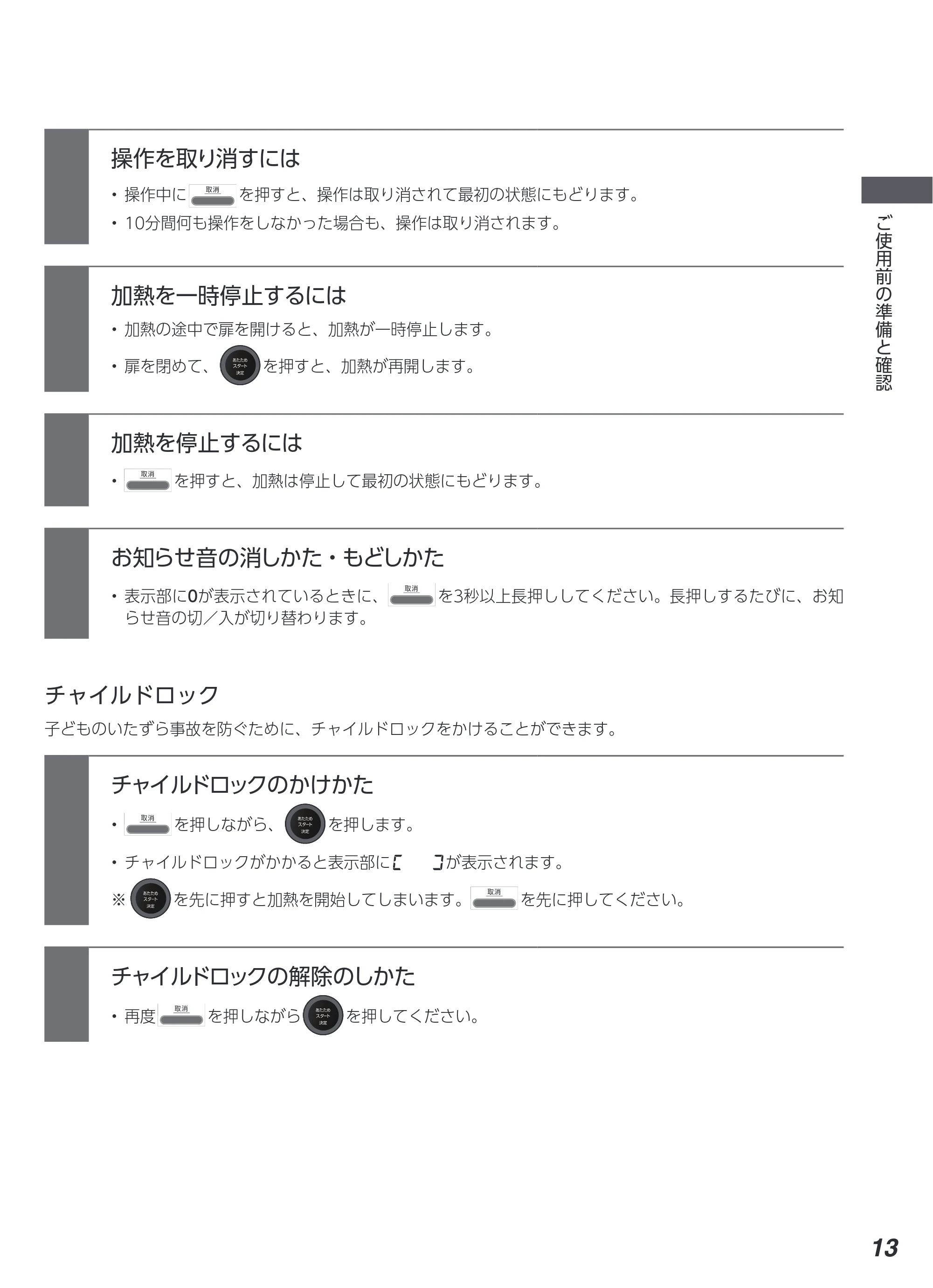アイリスオーヤマ MS-F3002 取扱説明書 — 原本ページ — 13ページ
