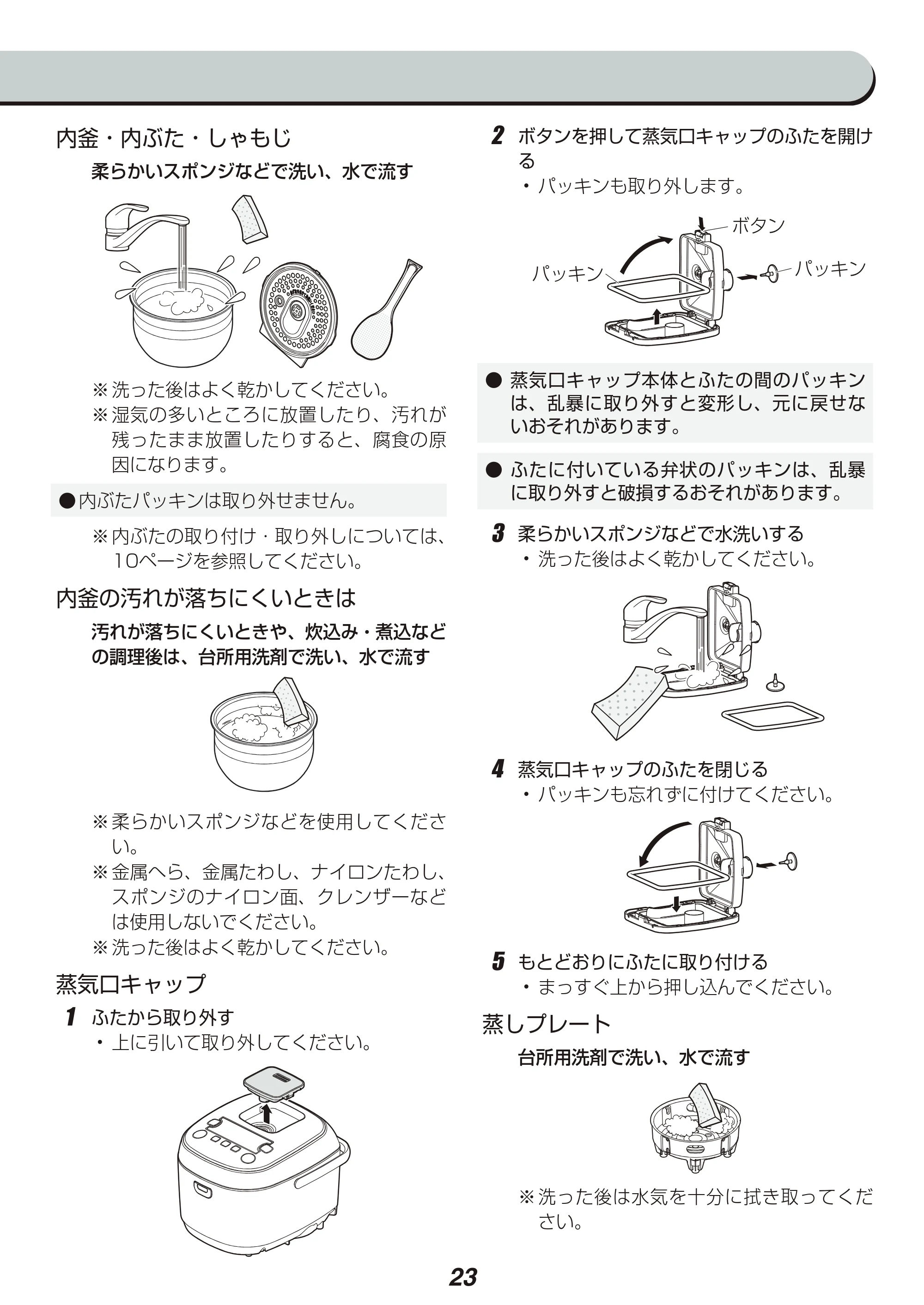 アイリスオーヤマ RC-IE10 取扱説明書 — 原本ページ — 23ページ