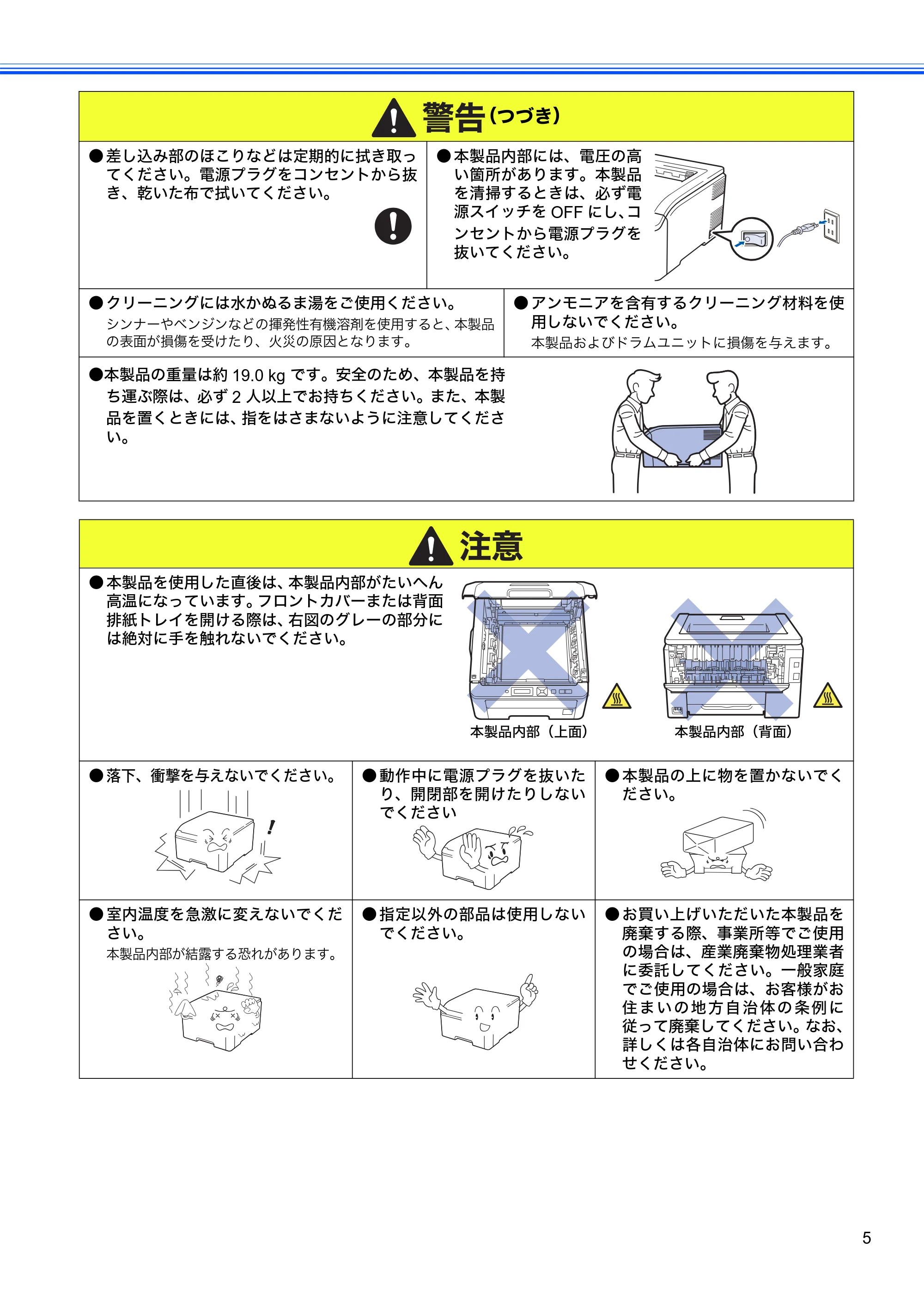 ブラザー HL-3040CN かんたん設置ガイド — 原本ページ — 7ページ
