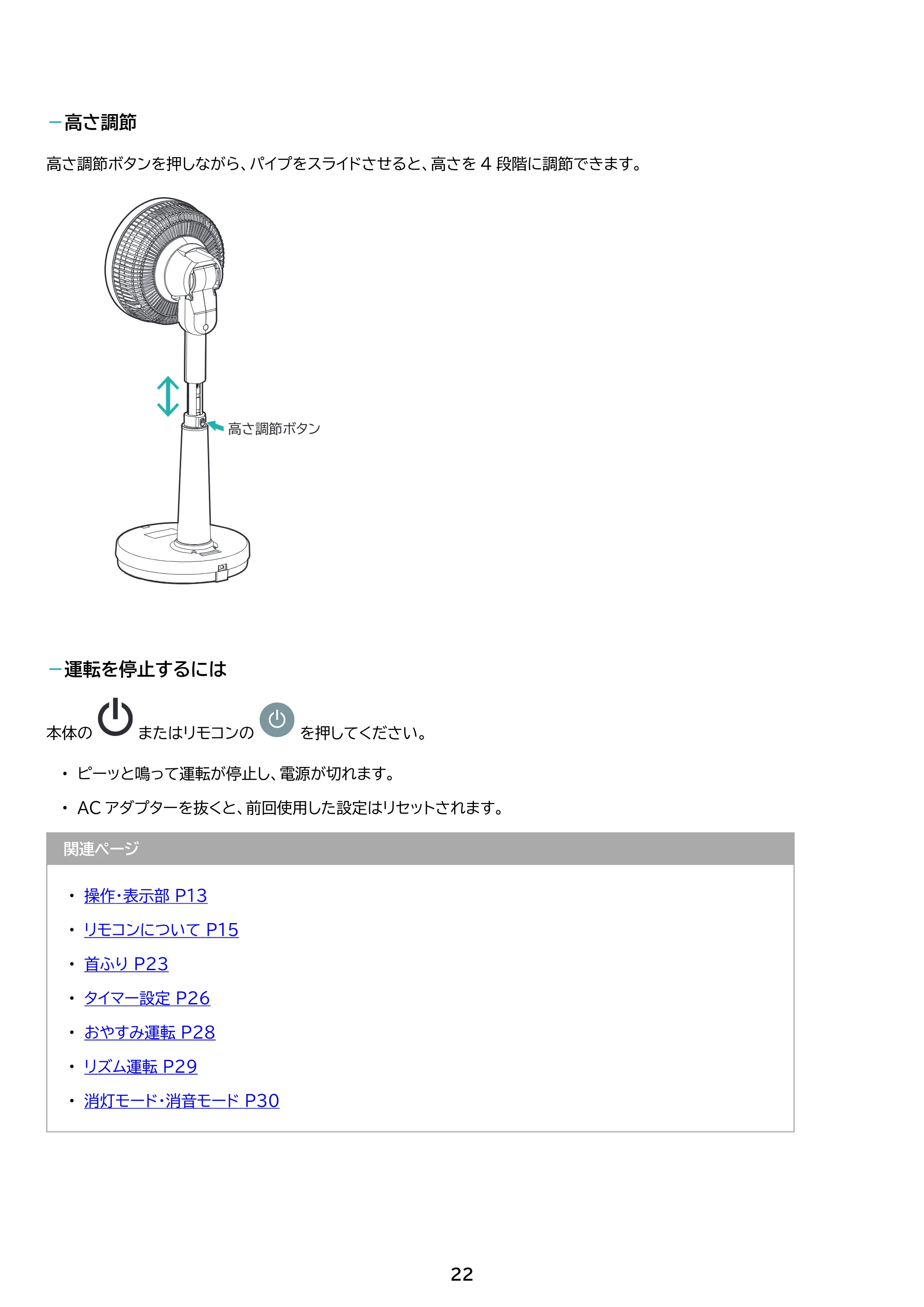 アイリスオーヤマ STF-SDC20TEC 取扱説明書 — 原本ページ — 22ページ