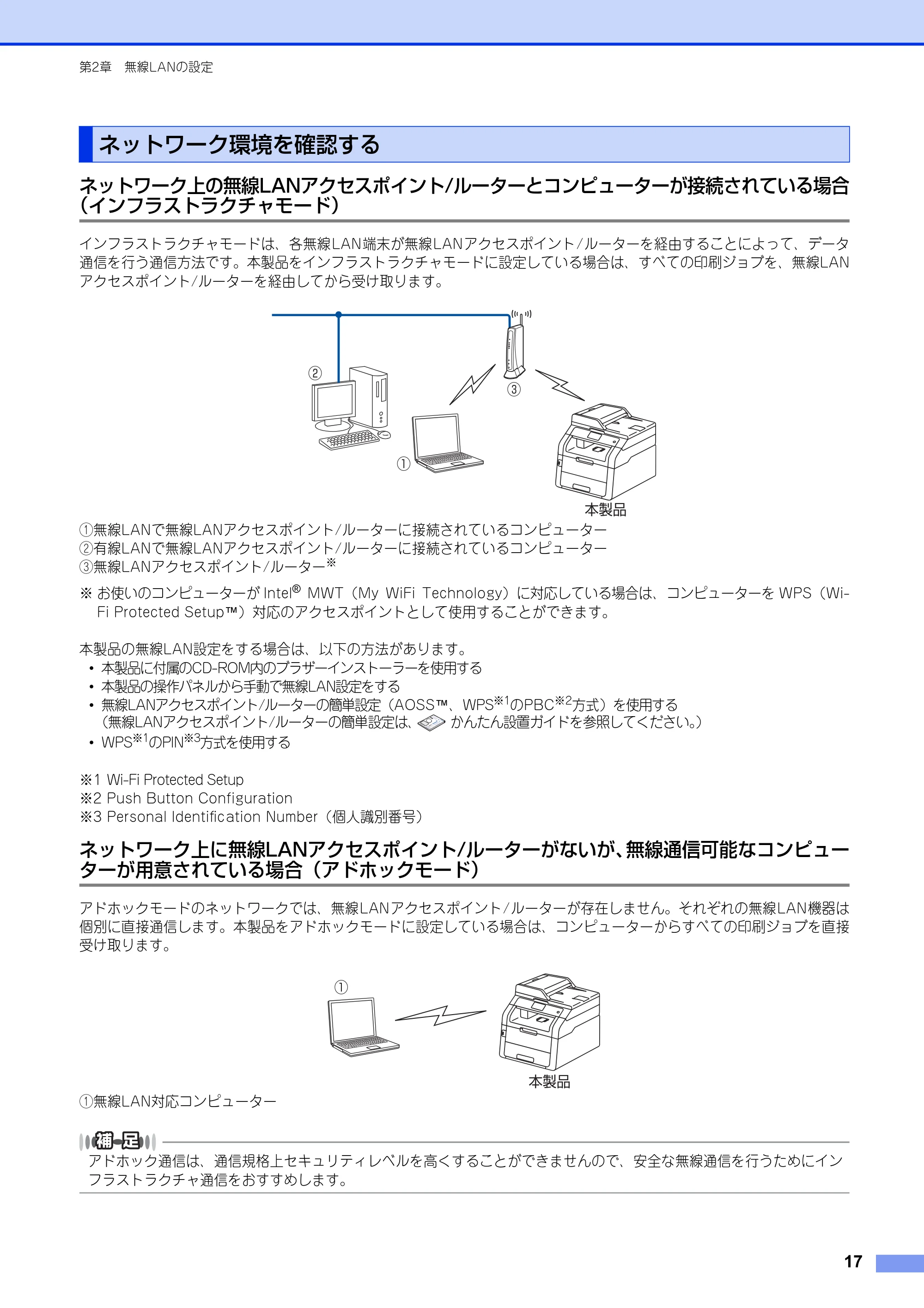 ブラザー DCP-9020CDW / MFC-9340CDW ユーザーズガイド ～ネットワーク編～ — ネットワーク環境を確認する — 原本ページ — 18ページ