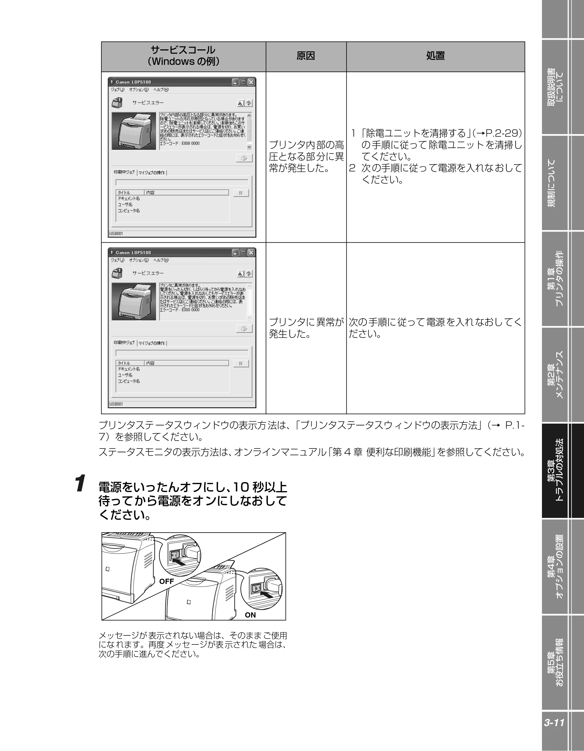 キヤノン LBP5100 かんたん操作ガイド 2007年1月25日掲載 (PDF形式/3.75Mバイト) — 原本ページ — 61ページ