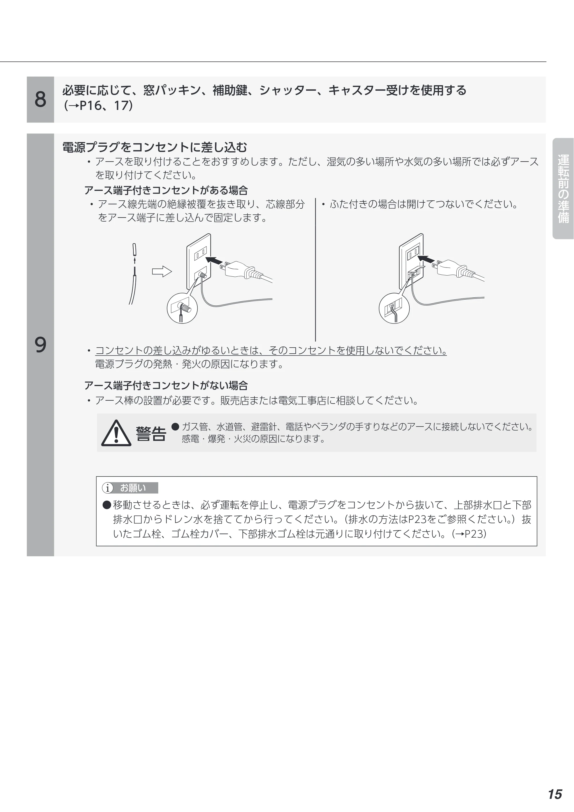 アイリスオーヤマ IPP-2222G 取扱説明書 — 原本ページ — 15ページ