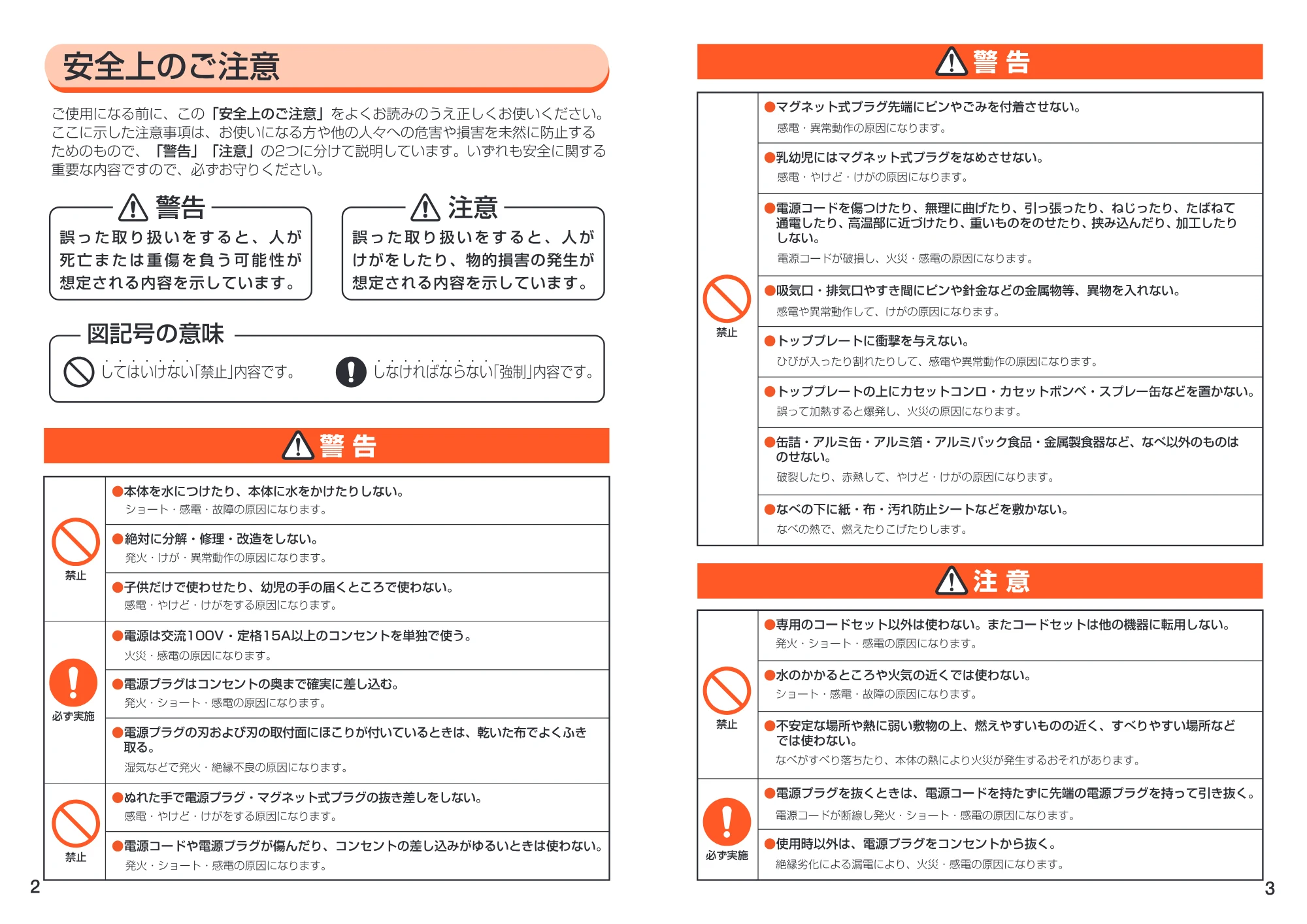 アイリスオーヤマ IHK-700 取扱説明書 — 原本ページ — 2ページ