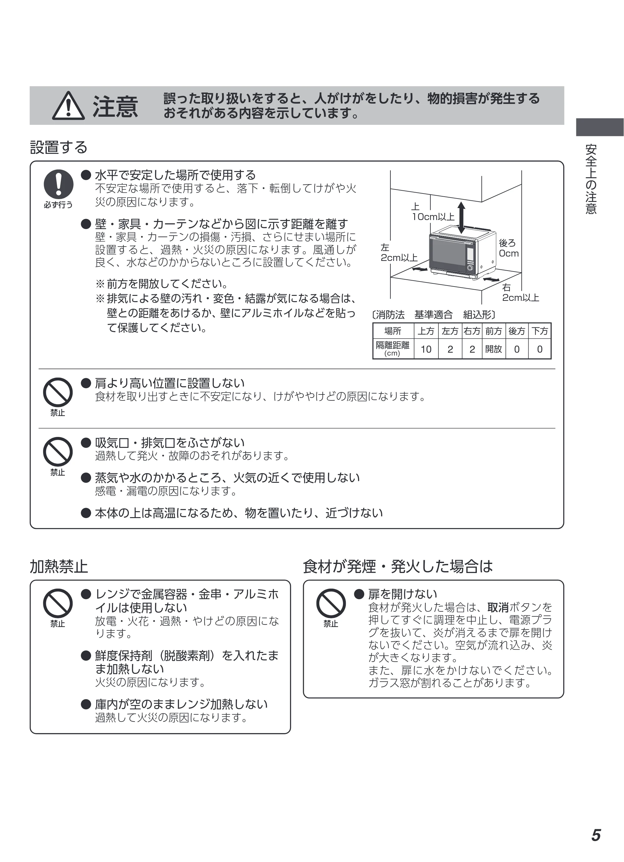 アイリスオーヤマ MS-F3003 取扱説明書 — 原本ページ — 5ページ