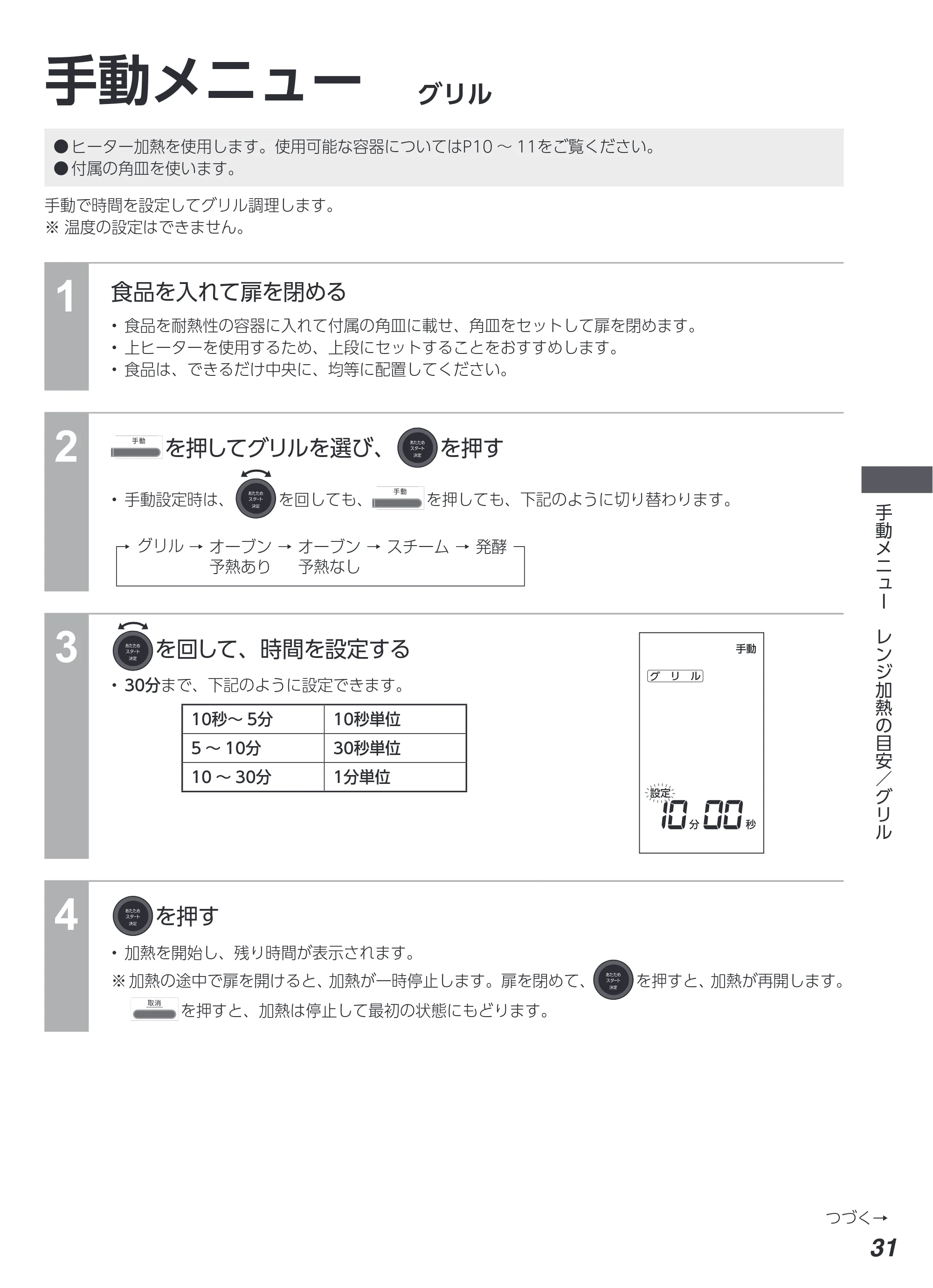アイリスオーヤマ MS-F3003 取扱説明書 — 原本ページ — 31ページ