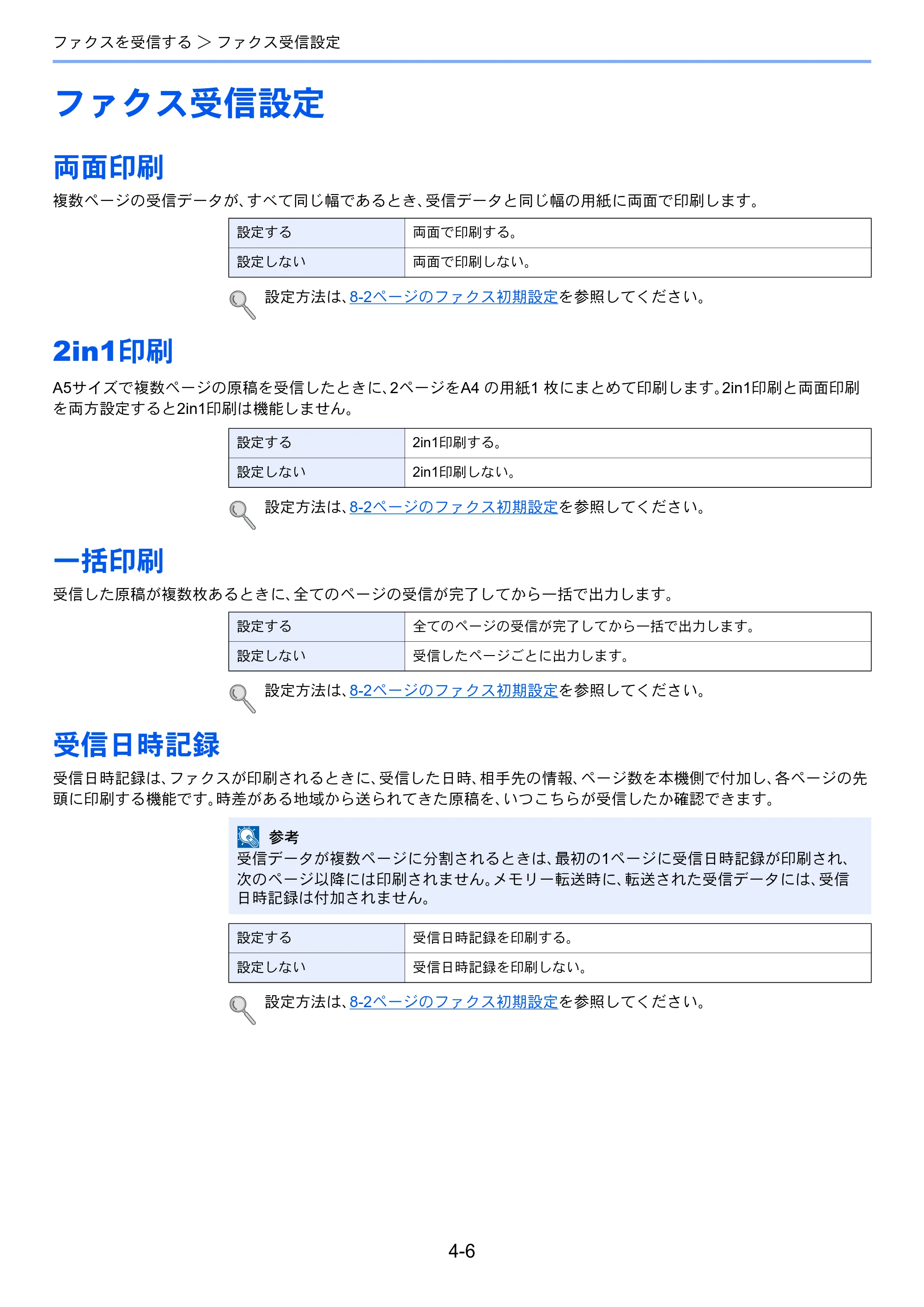 京セラ ECOSYS M3540idn ECOSYS M3540idn FAX使用説明書 — ファクス受信設定 — 原本ページ — 71ページ