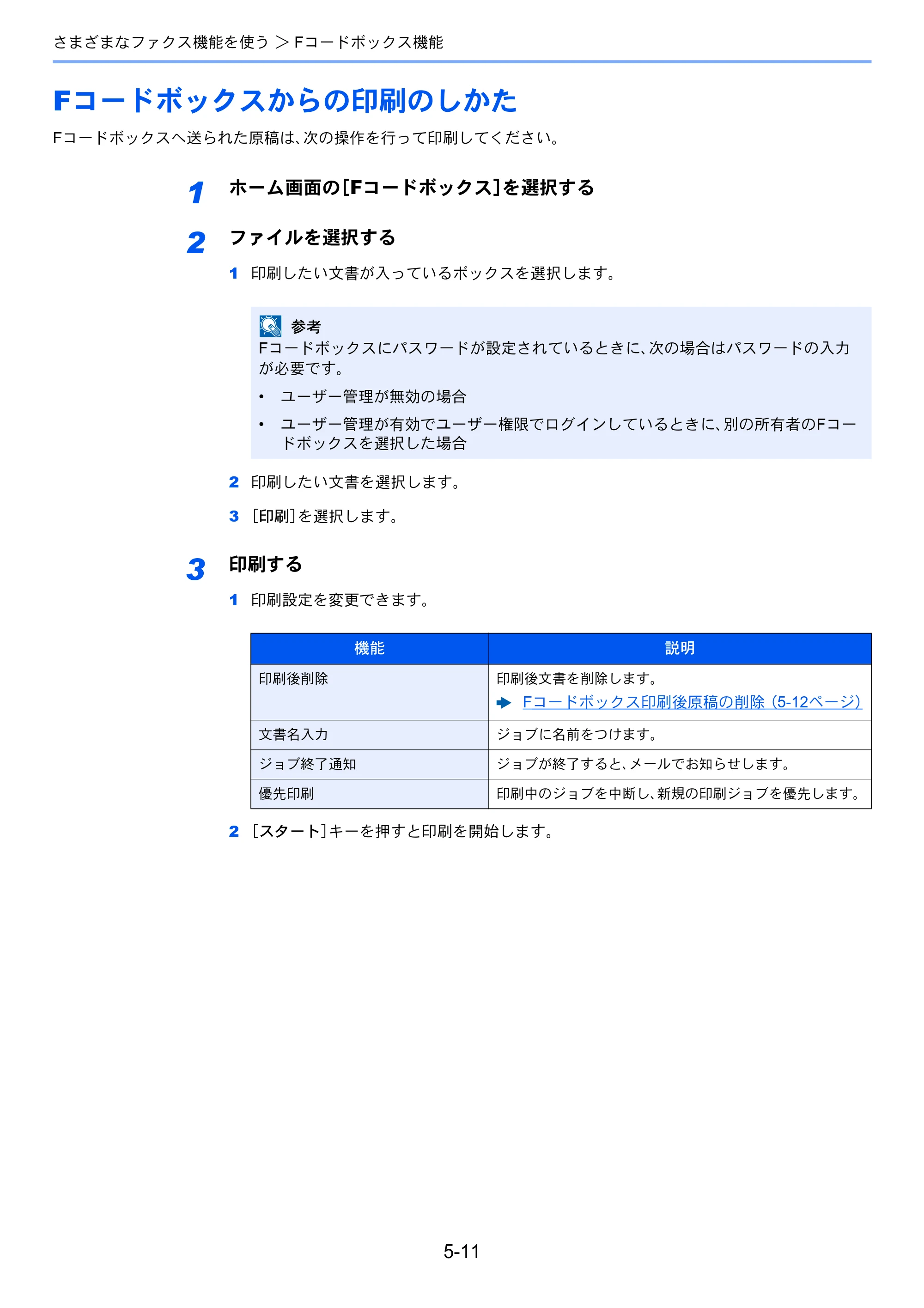 京セラ ECOSYS M2640idw ECOSYS M2640idw FAX使用説明書 — Fコードボックスからの印刷のしかた — 原本ページ — 81ページ