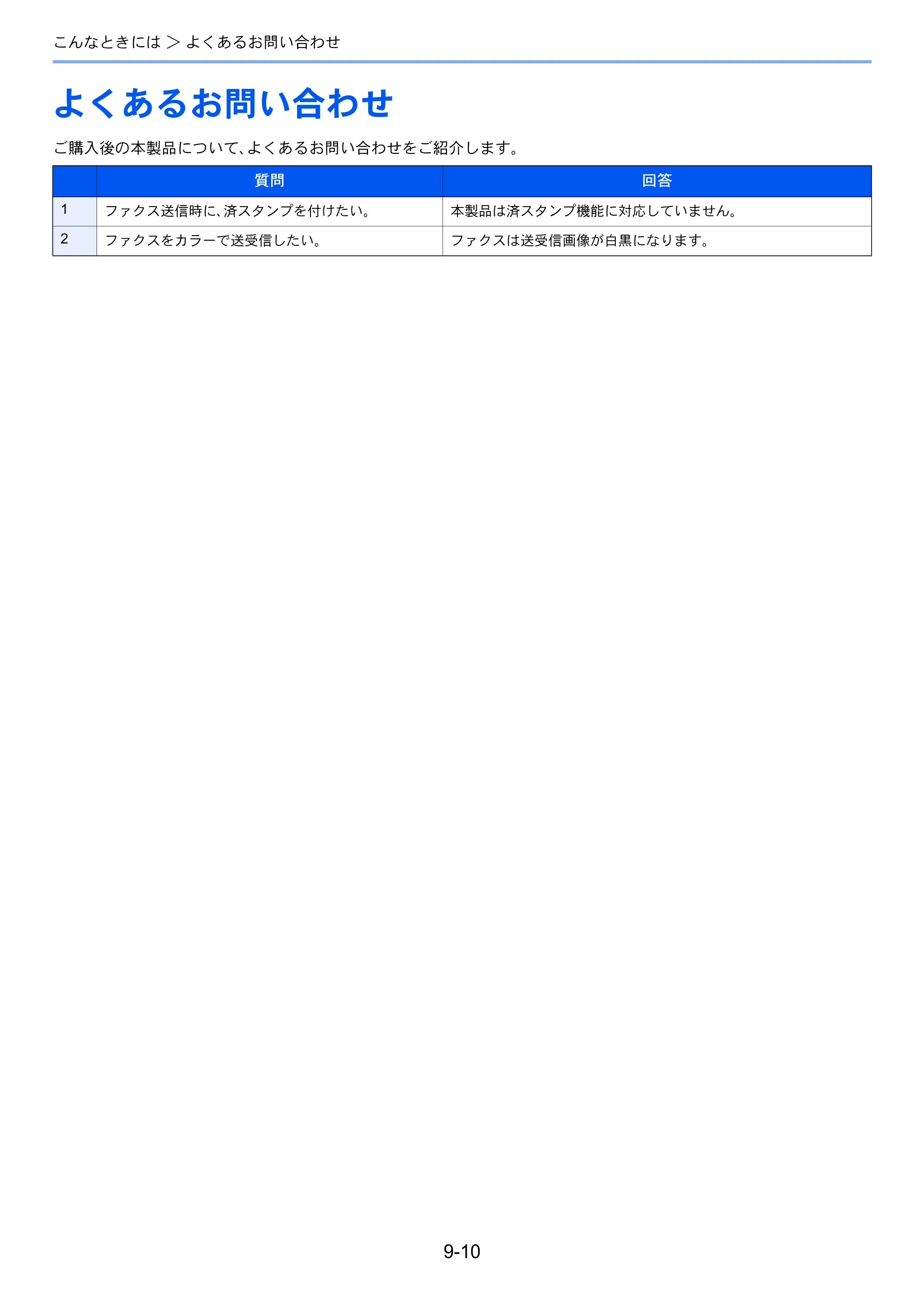 京セラ ECOSYS M2640idw ECOSYS M2640idw FAX使用説明書 — よくあるお問い合わせ — 原本ページ — 176ページ