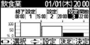 日立 RHK-15EJ / RHK-15EJK 取扱説明書 — 沸き増しパターン詳細設定 沸き増しパターン詳細設定 — 図版 21-8 — 21ページ