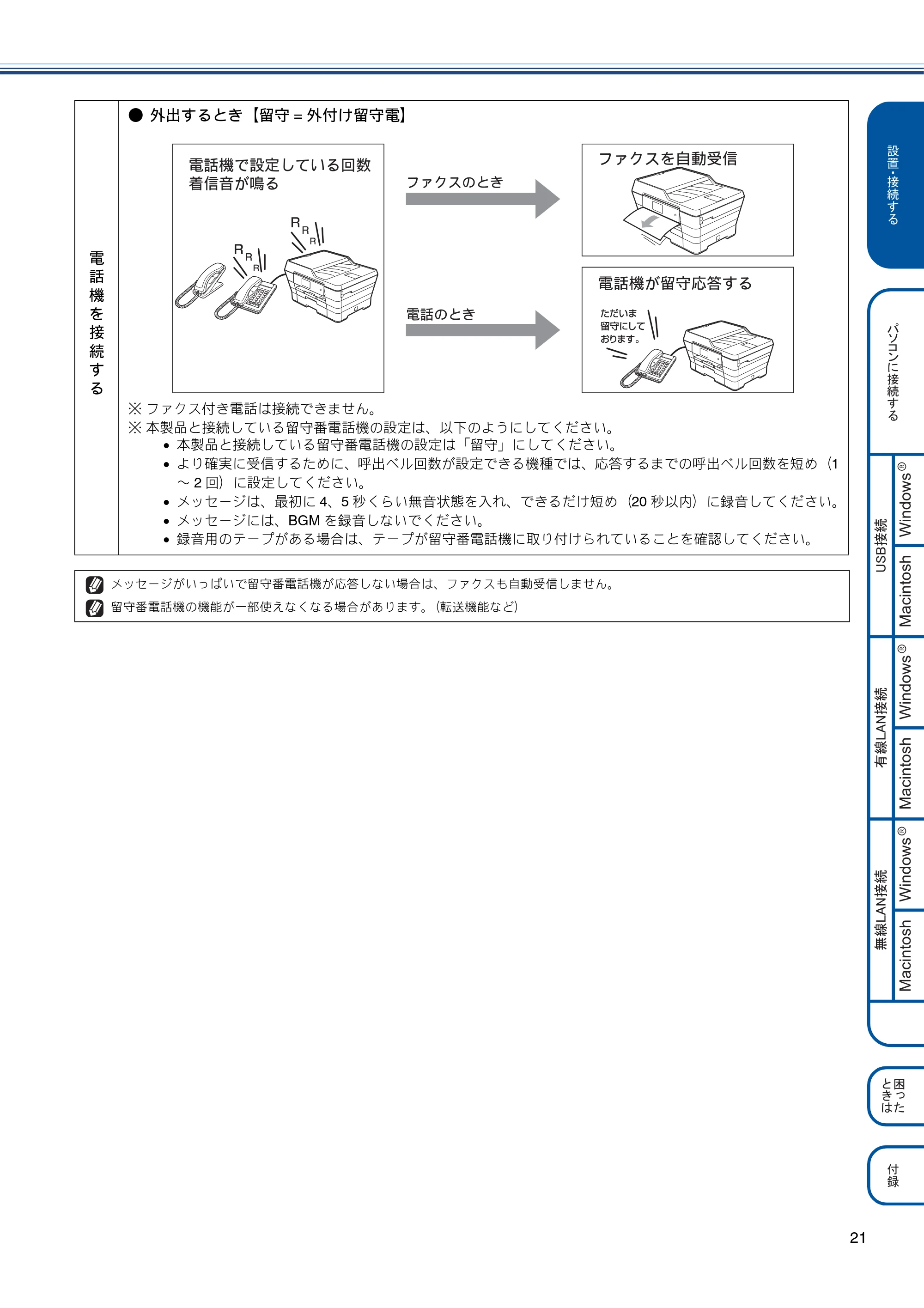 ブラザー MFC-J6975CDW かんたん設置ガイド — 原本ページ — 21ページ