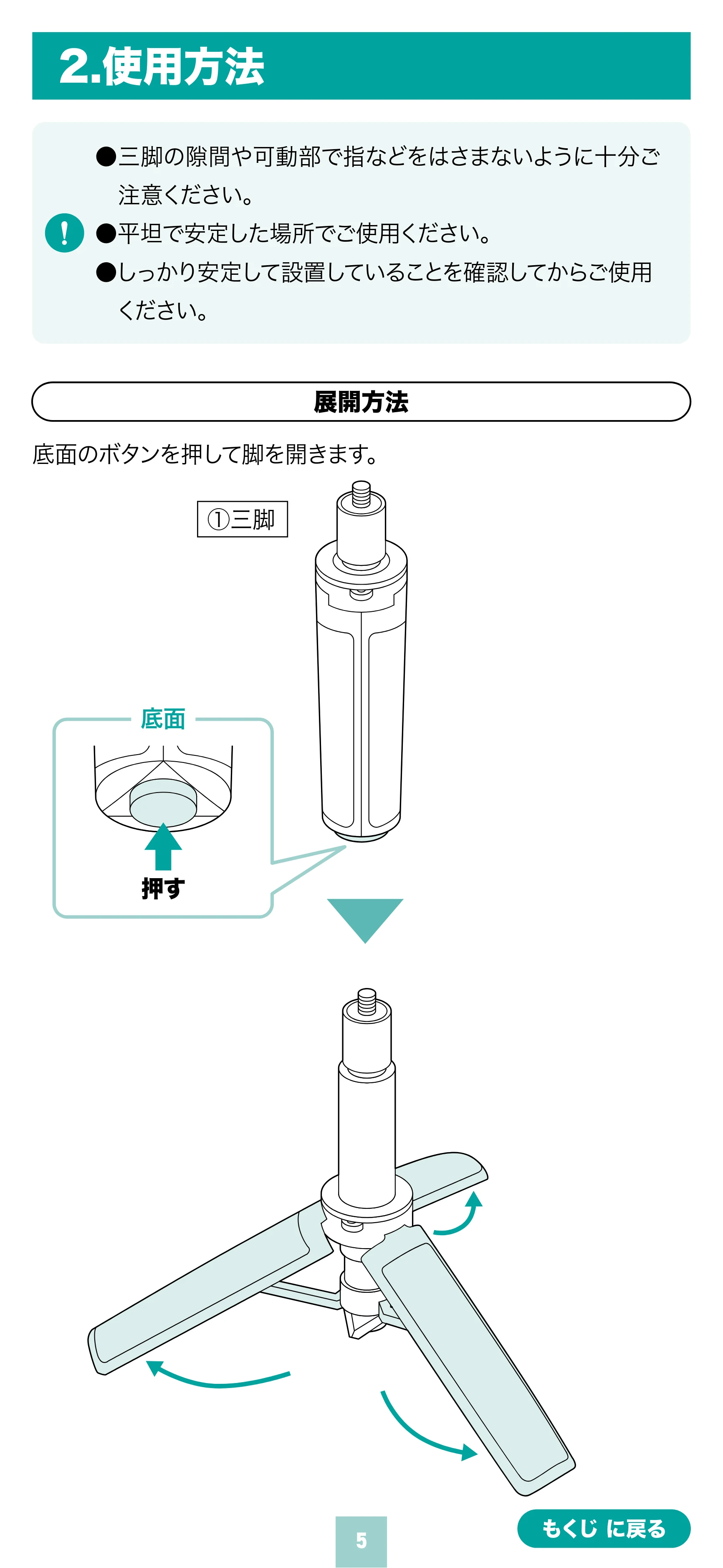 サンワサプライ 200-DGCAM051 取扱説明書 — 原本ページ — 5ページ