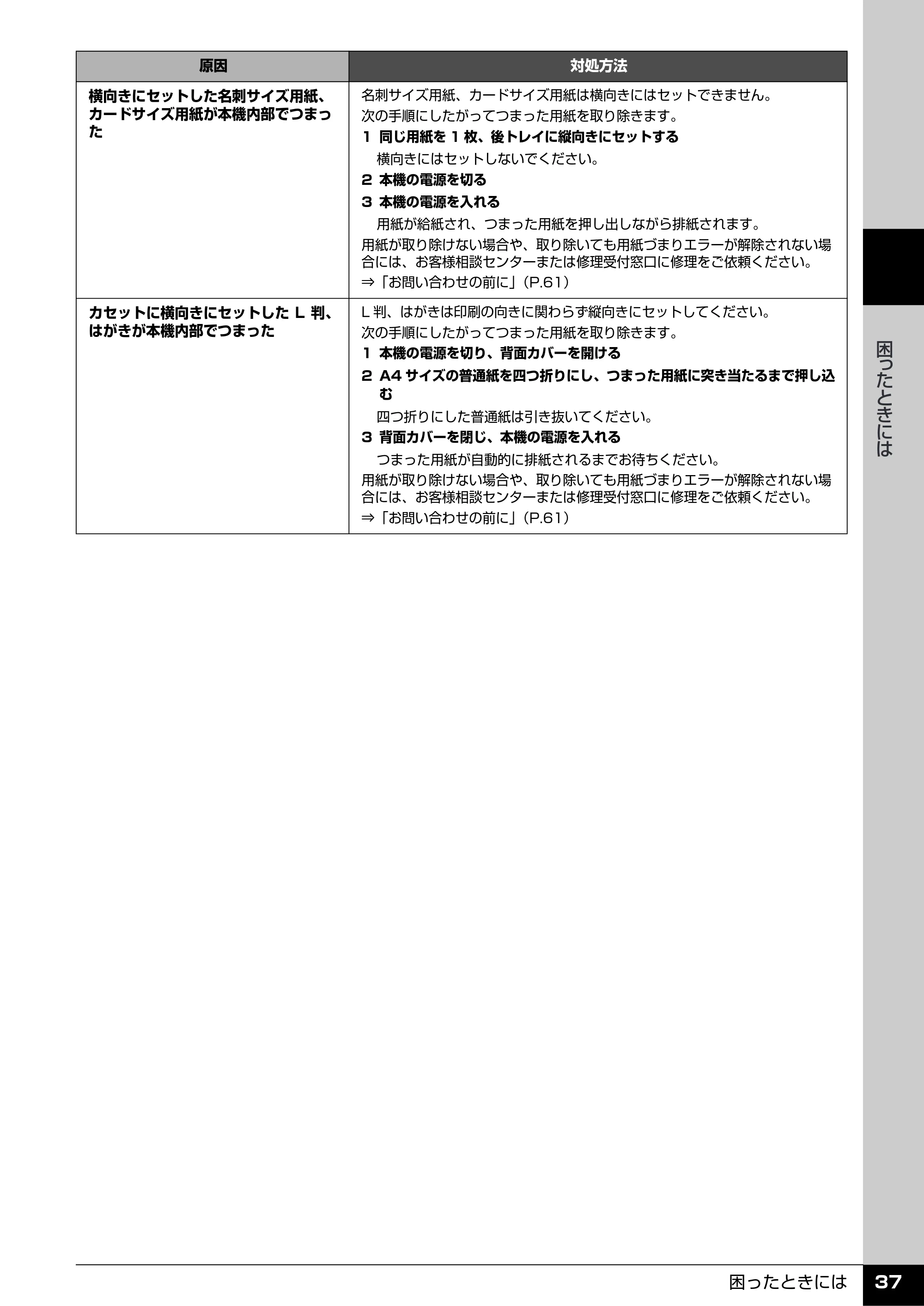 キヤノン PIXUS MP610 操作ガイド(お手入れ編) (PDF形式/7.84Mバイト) — 原本ページ — 38ページ