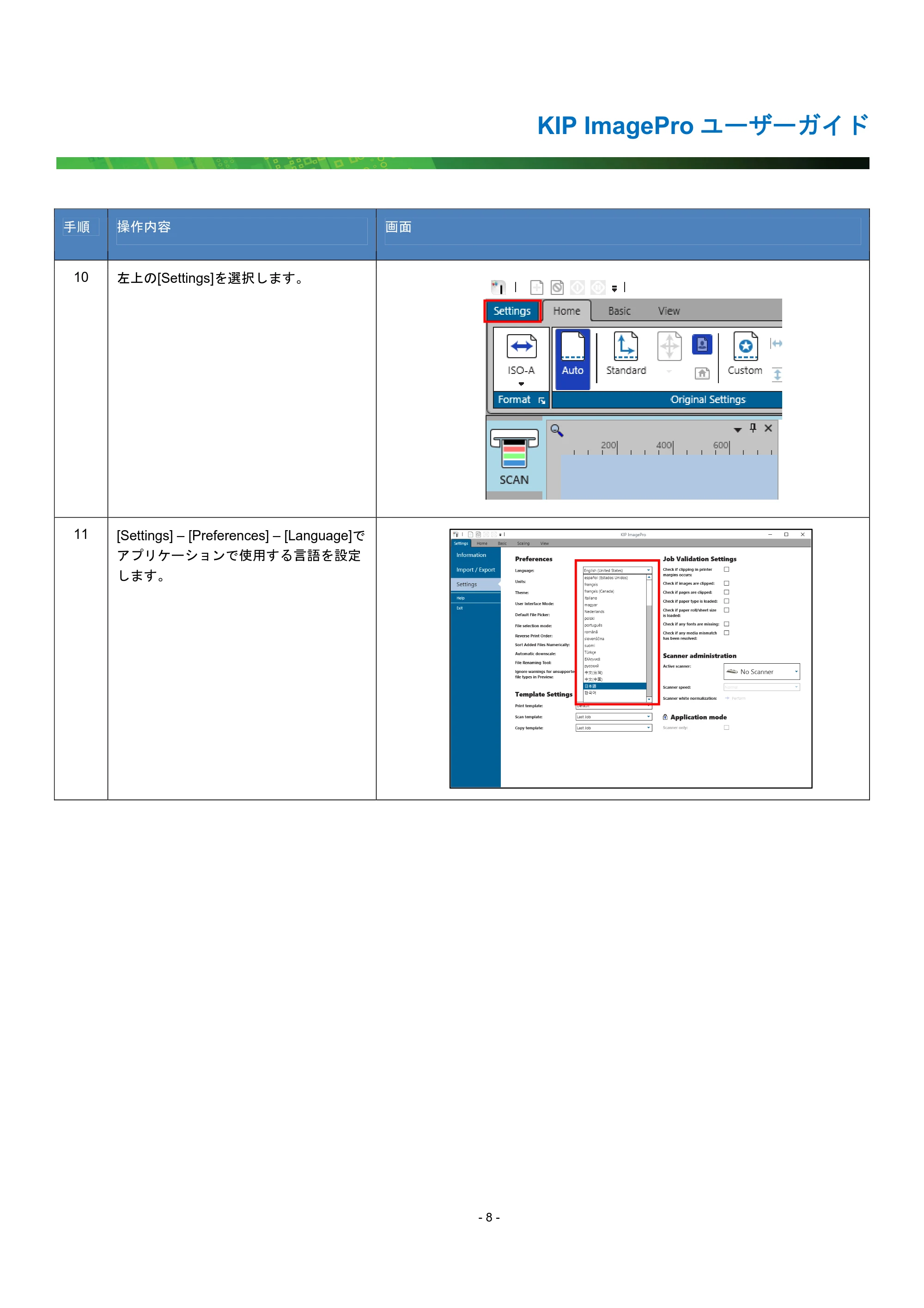 京セラ KIP 7170G KIP PrintPro ユーザーガイド — 原本ページ — 13ページ