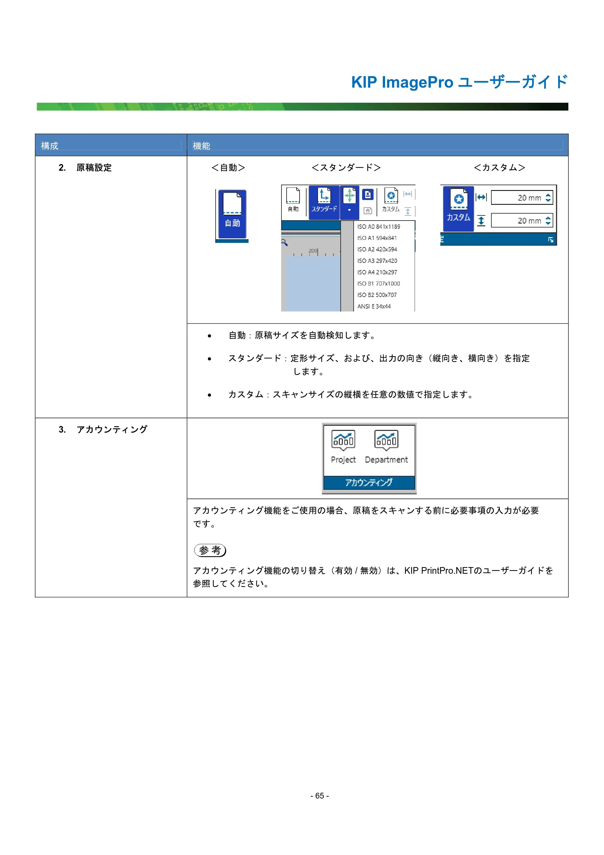 京セラ KIP 7170G KIP PrintPro ユーザーガイド — 原本ページ — 70ページ