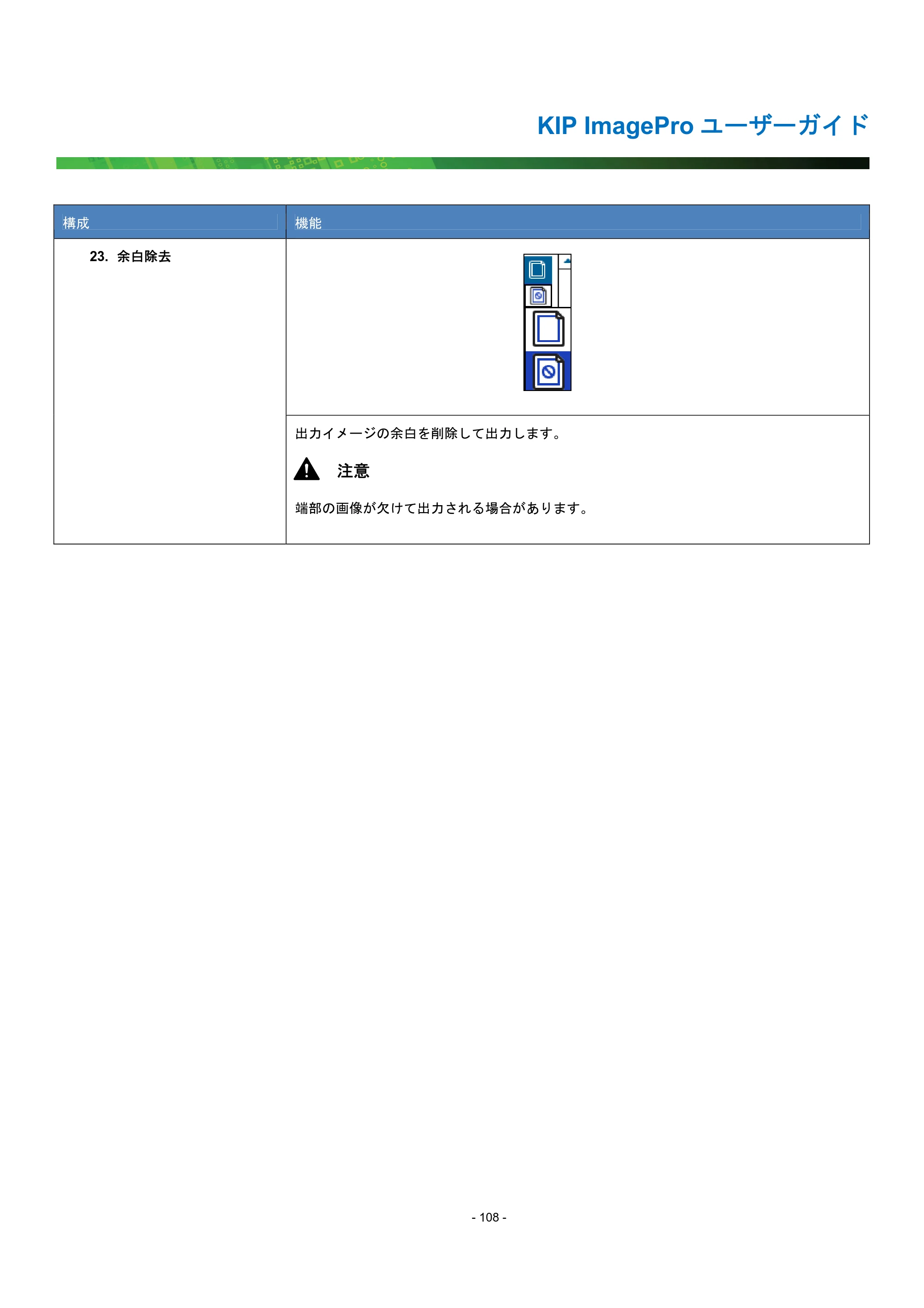 京セラ KIP 7170G KIP PrintPro ユーザーガイド — 原本ページ — 113ページ