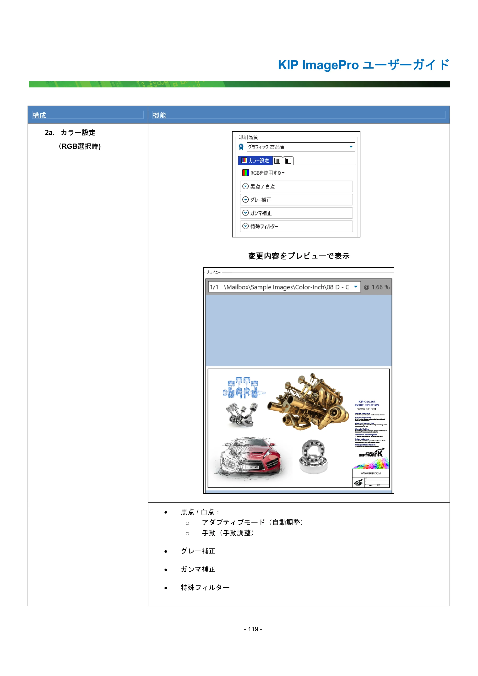 京セラ KIP 7170G KIP PrintPro ユーザーガイド — 原本ページ — 124ページ