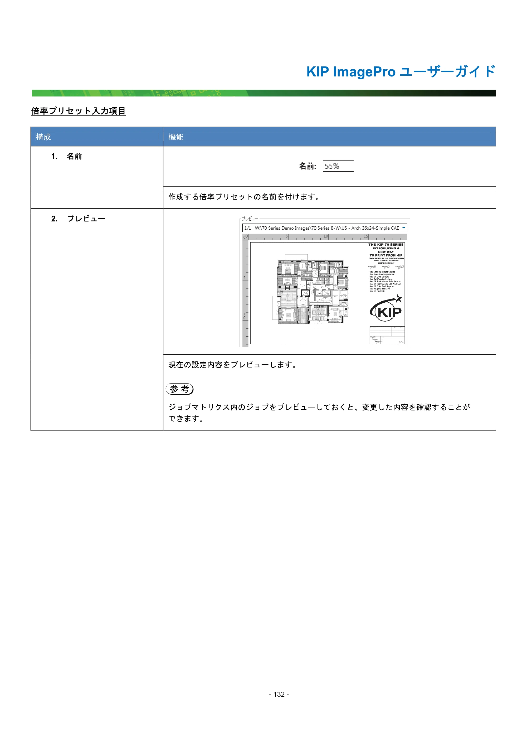 京セラ KIP 7170G KIP PrintPro ユーザーガイド — 原本ページ — 137ページ