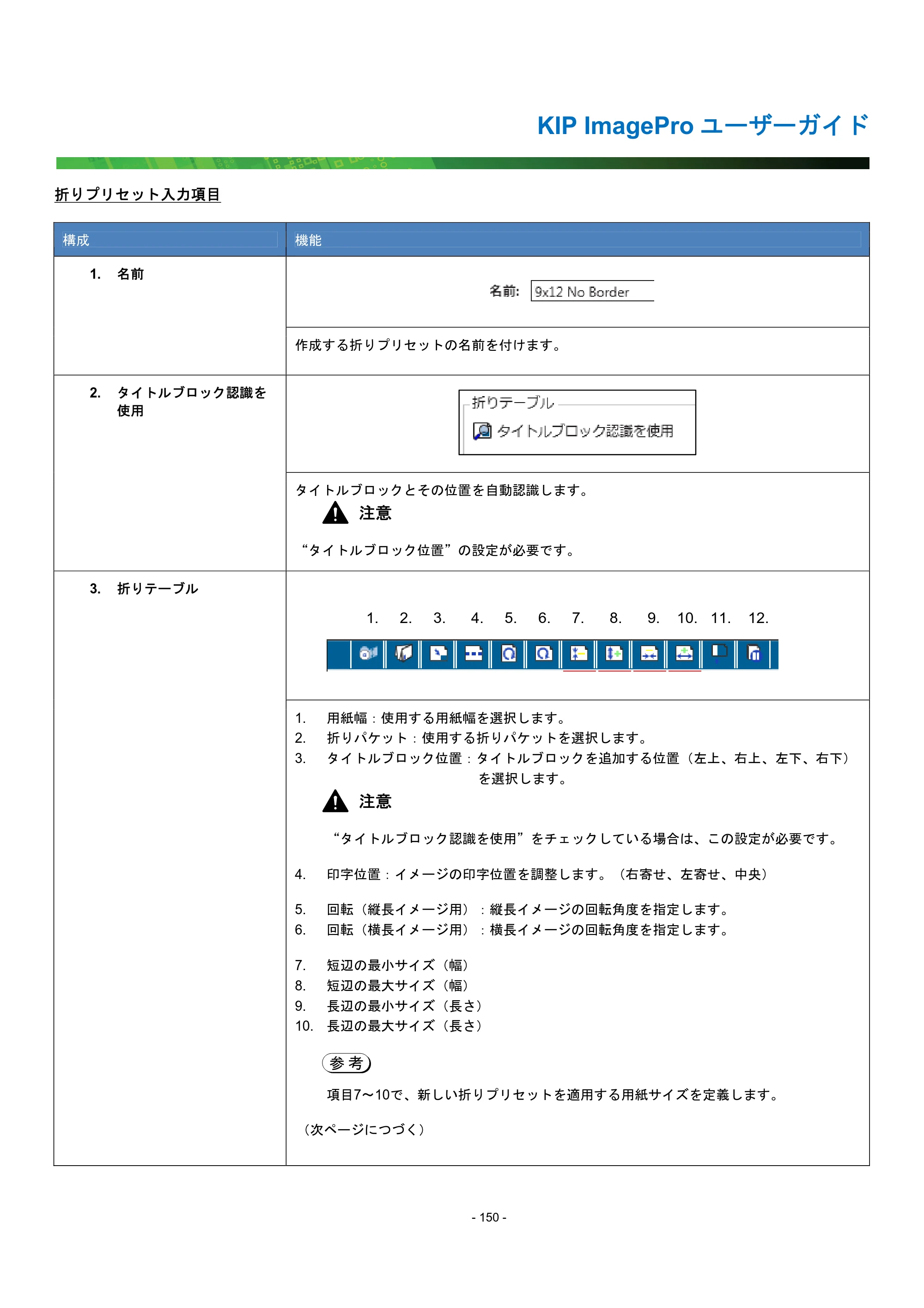 京セラ KIP 7170G KIP PrintPro ユーザーガイド — 原本ページ — 155ページ