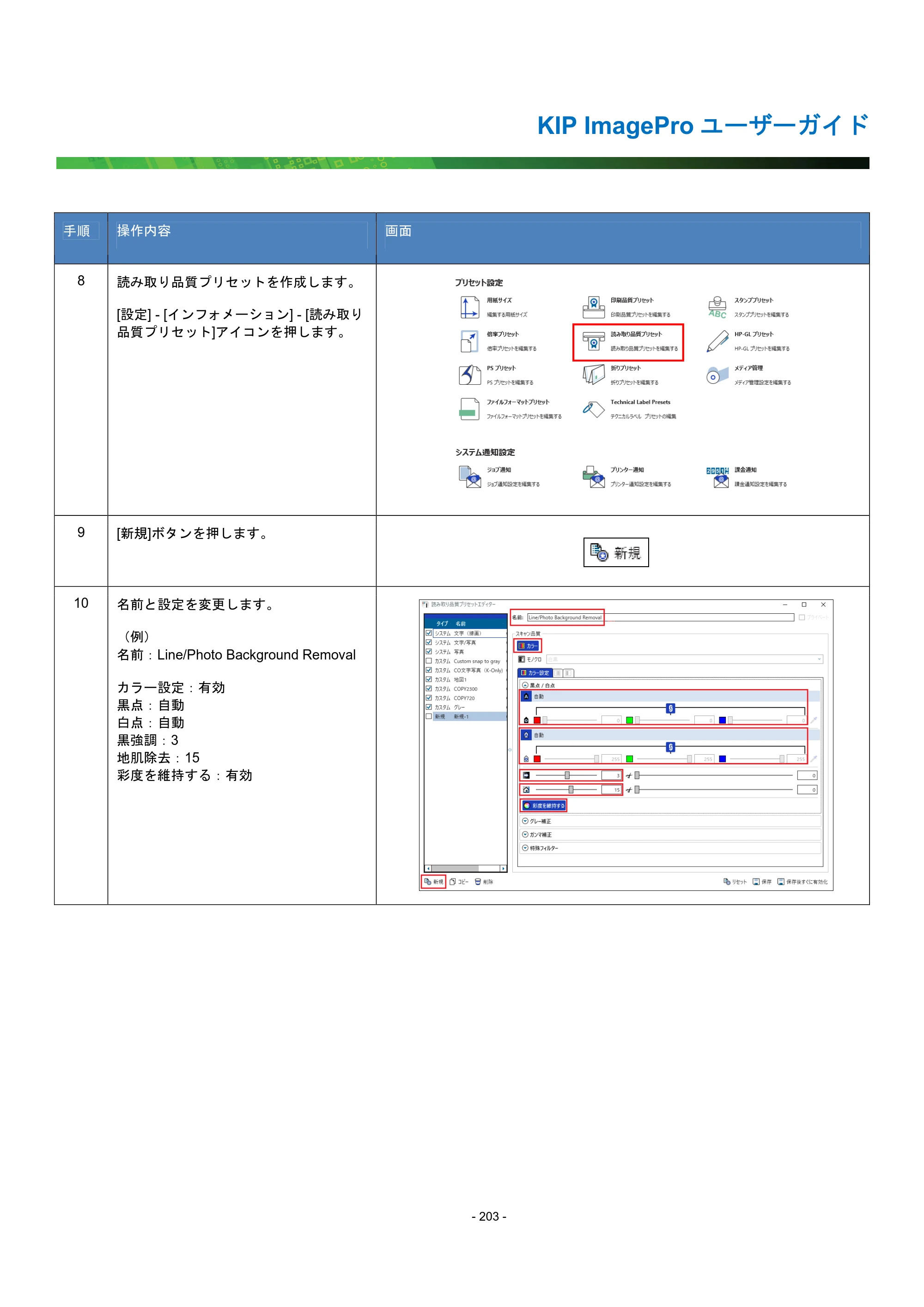 京セラ KIP 7170G KIP PrintPro ユーザーガイド — 原本ページ — 208ページ