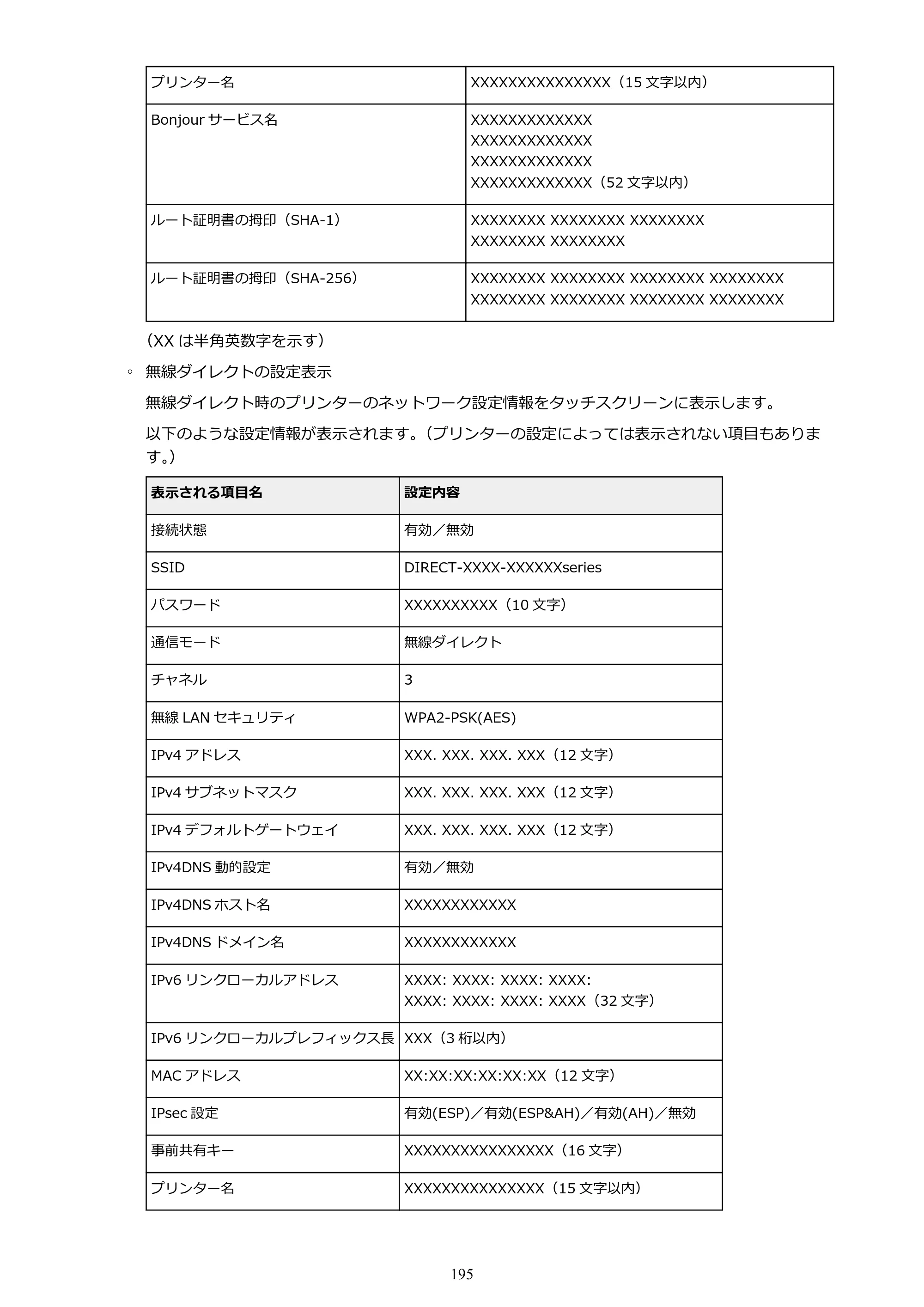 キヤノン TX-2000/TX-3000/TX-4000/TX-2000 MFP/TX-3000 MFP/TX-4000 MFP TX-3000 オンラインマニュアル PDF版（Windows版）2021年7月1日掲載（PDF：24.5MB） — 原本ページ — 195ページ