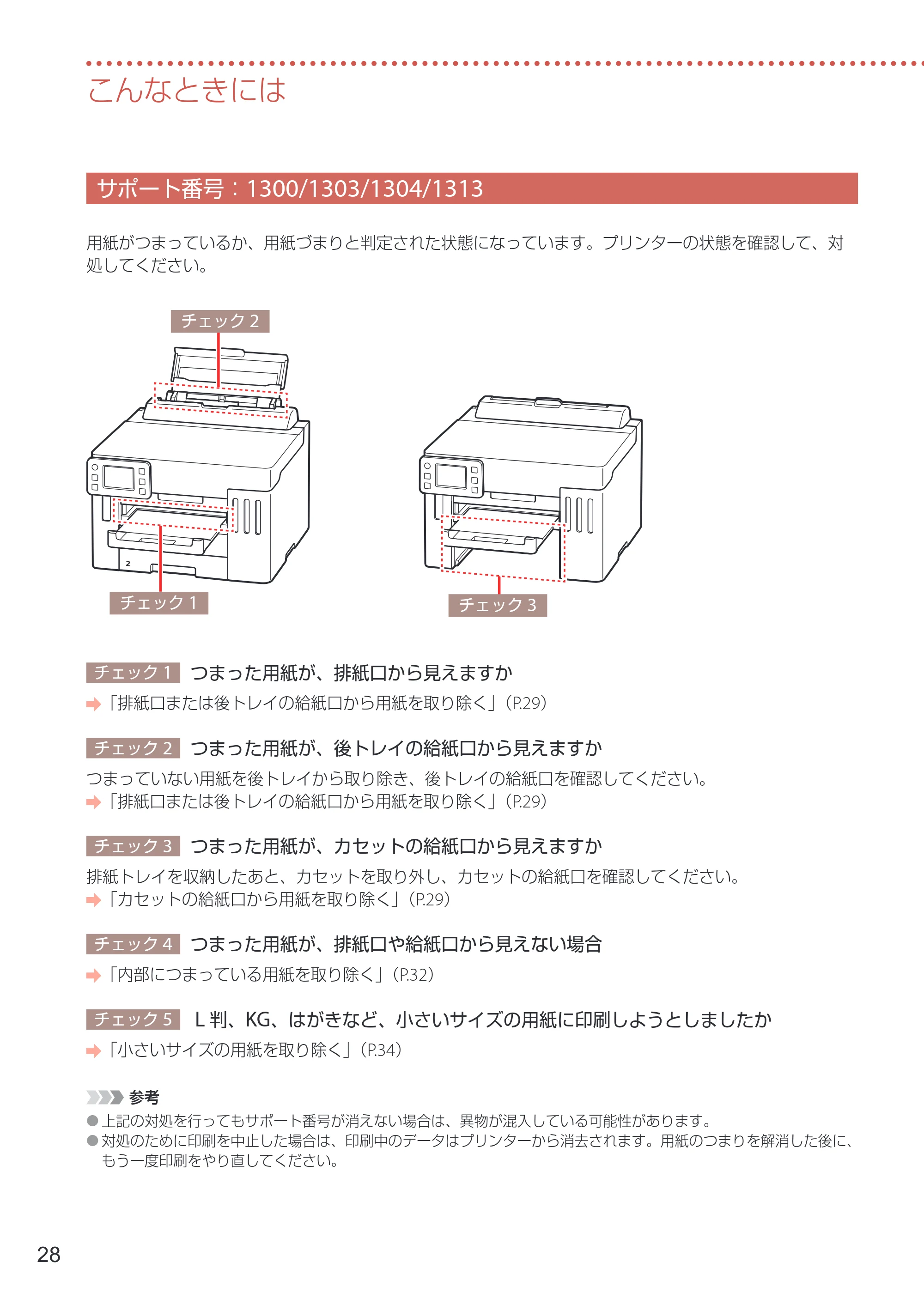 キヤノン GX5530 設置・基本操作マニュアル 2023年9月28日掲載 — サポート番号：1300/1303/1304/1313 — 原本ページ — 30ページ