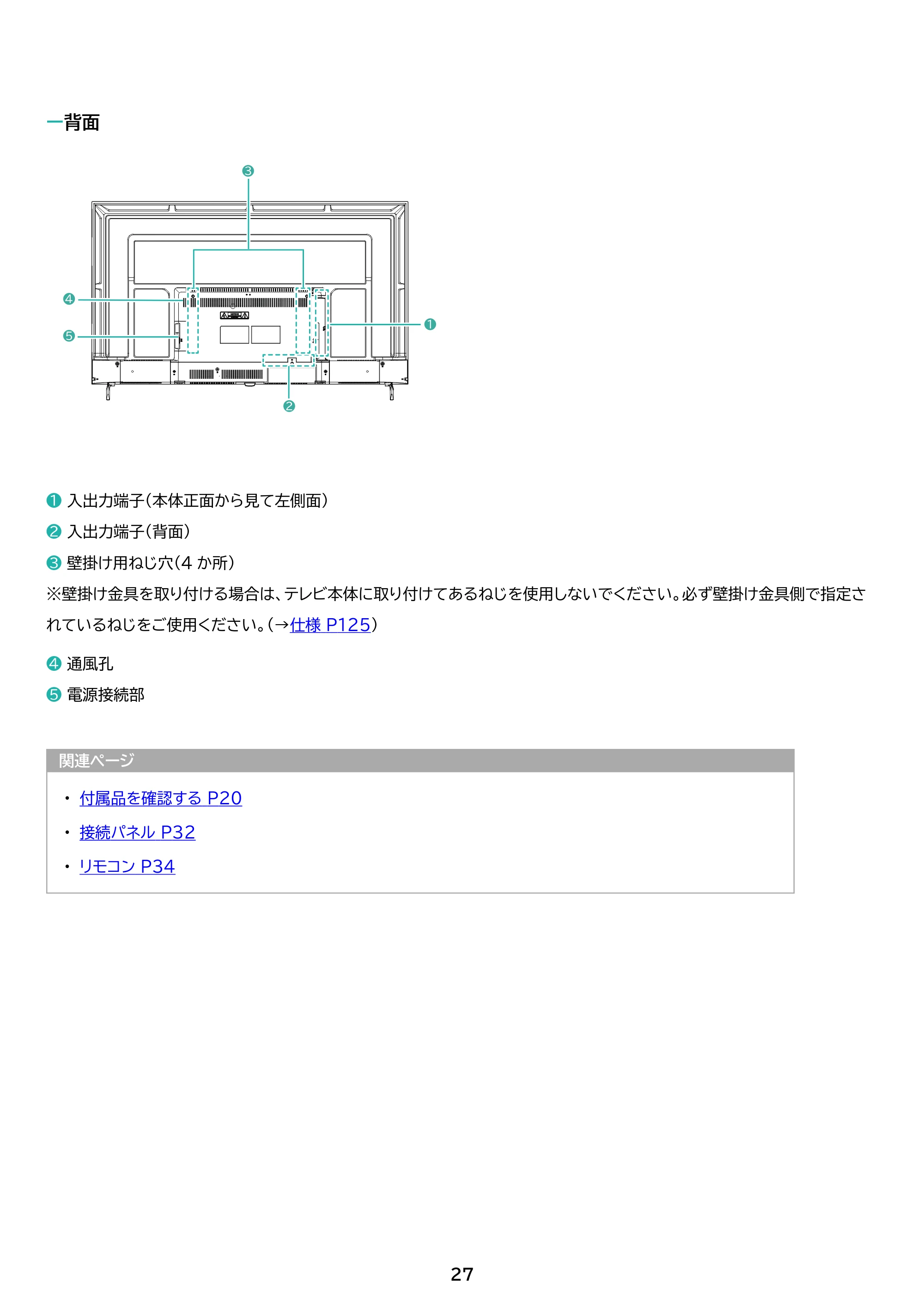 アイリスオーヤマ LT-55UGX-G1 取扱説明書 — 原本ページ — 27ページ