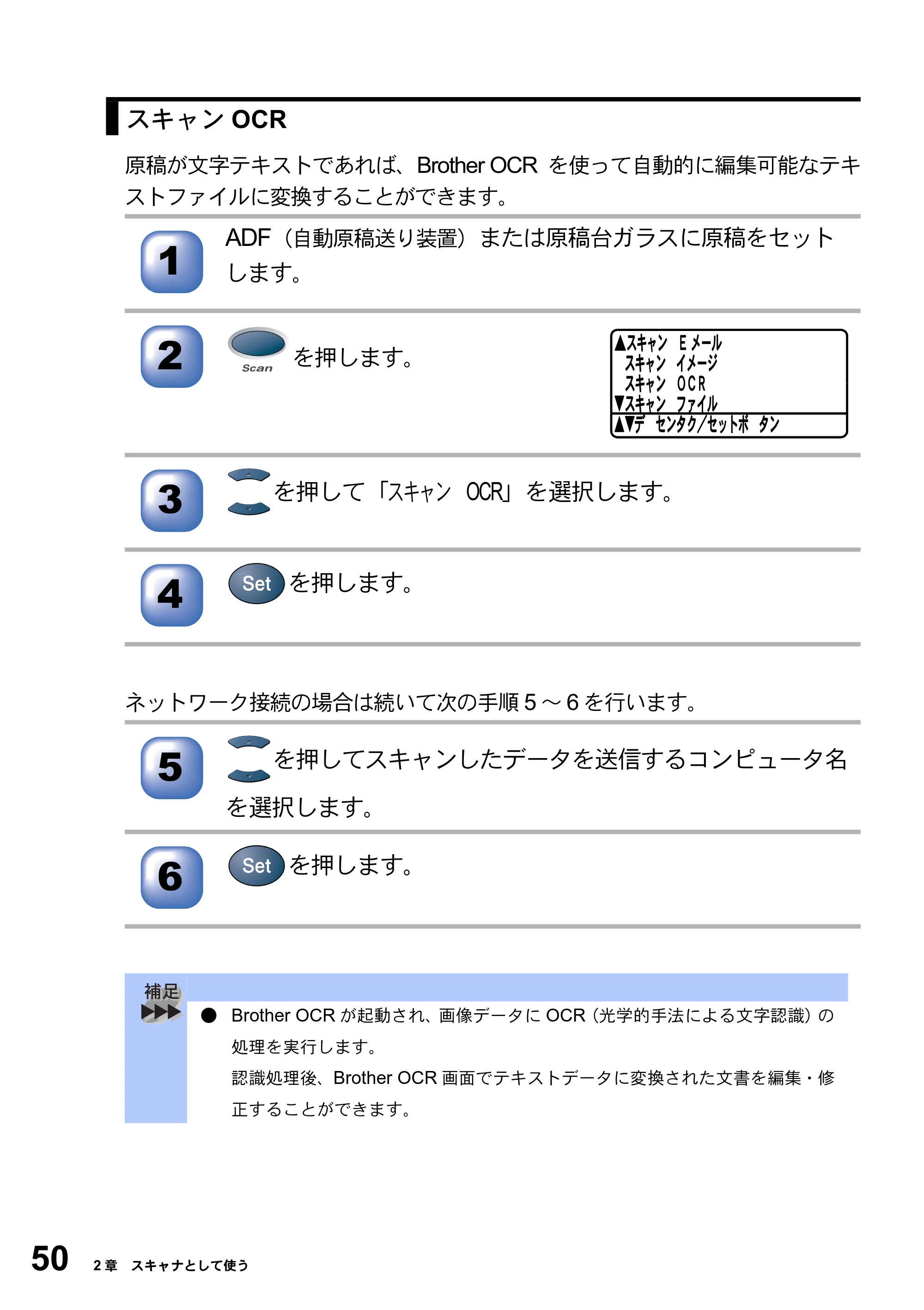 ブラザー DCP-8025JN ユーザーズガイド ～パソコン活用編～ — 原本ページ — 50ページ