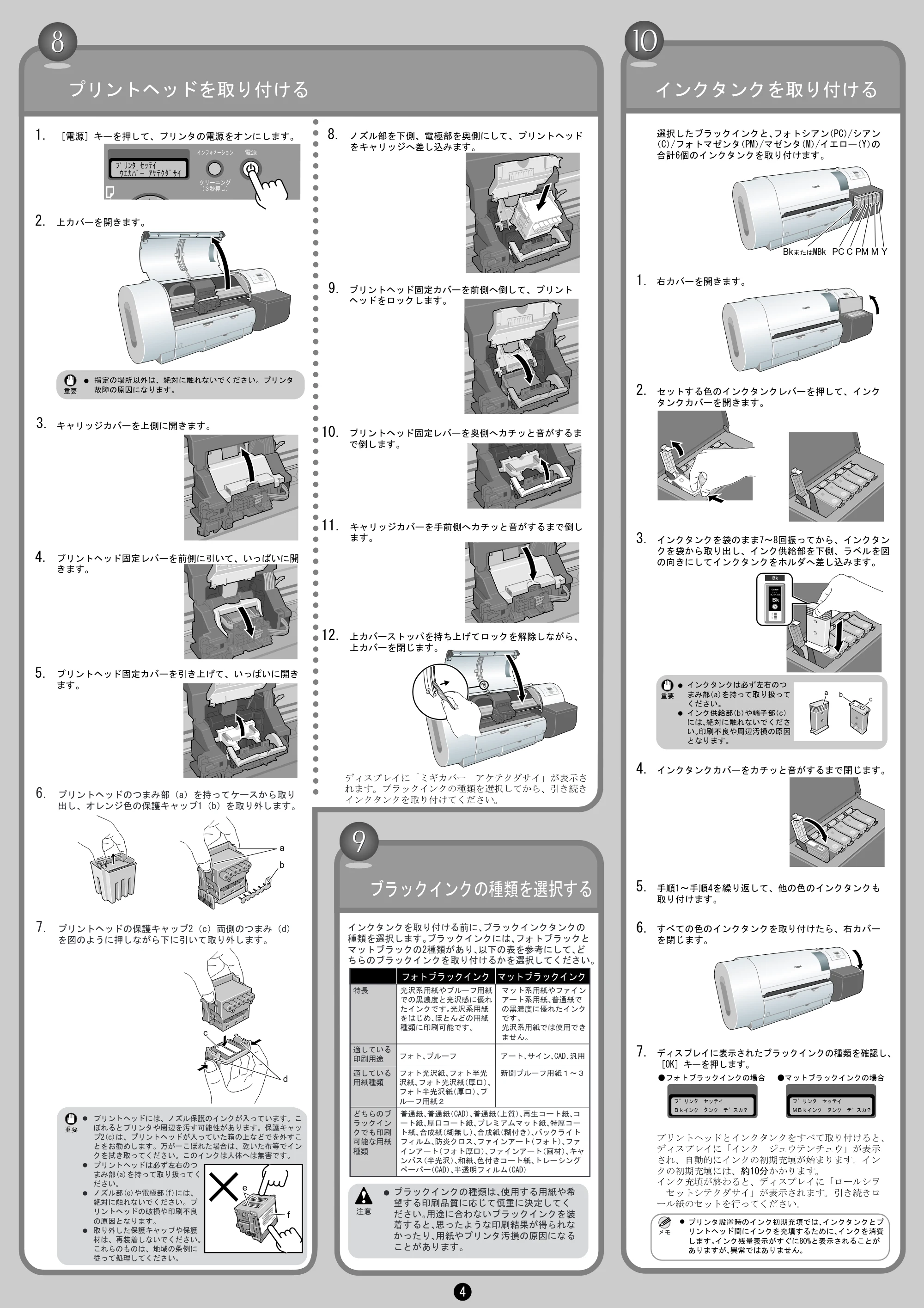 キヤノン W6400 クイックスタートガイド (PDF形式/6.21Mバイト) — 原本ページ — 4ページ
