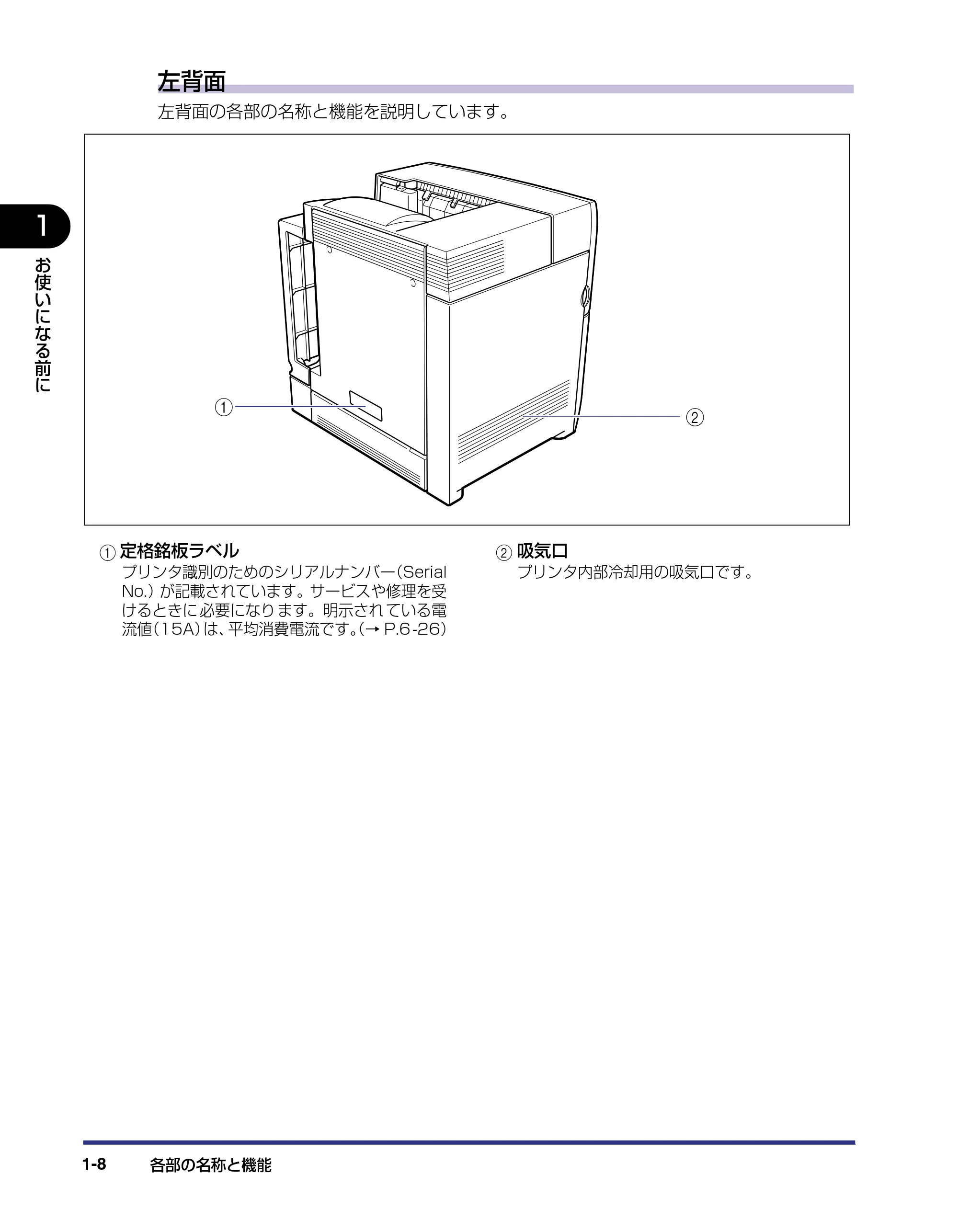 キヤノン LBP-2510 ユーザーズガイド （PDF形式／6.72Mバイト） — 原本ページ — 26ページ