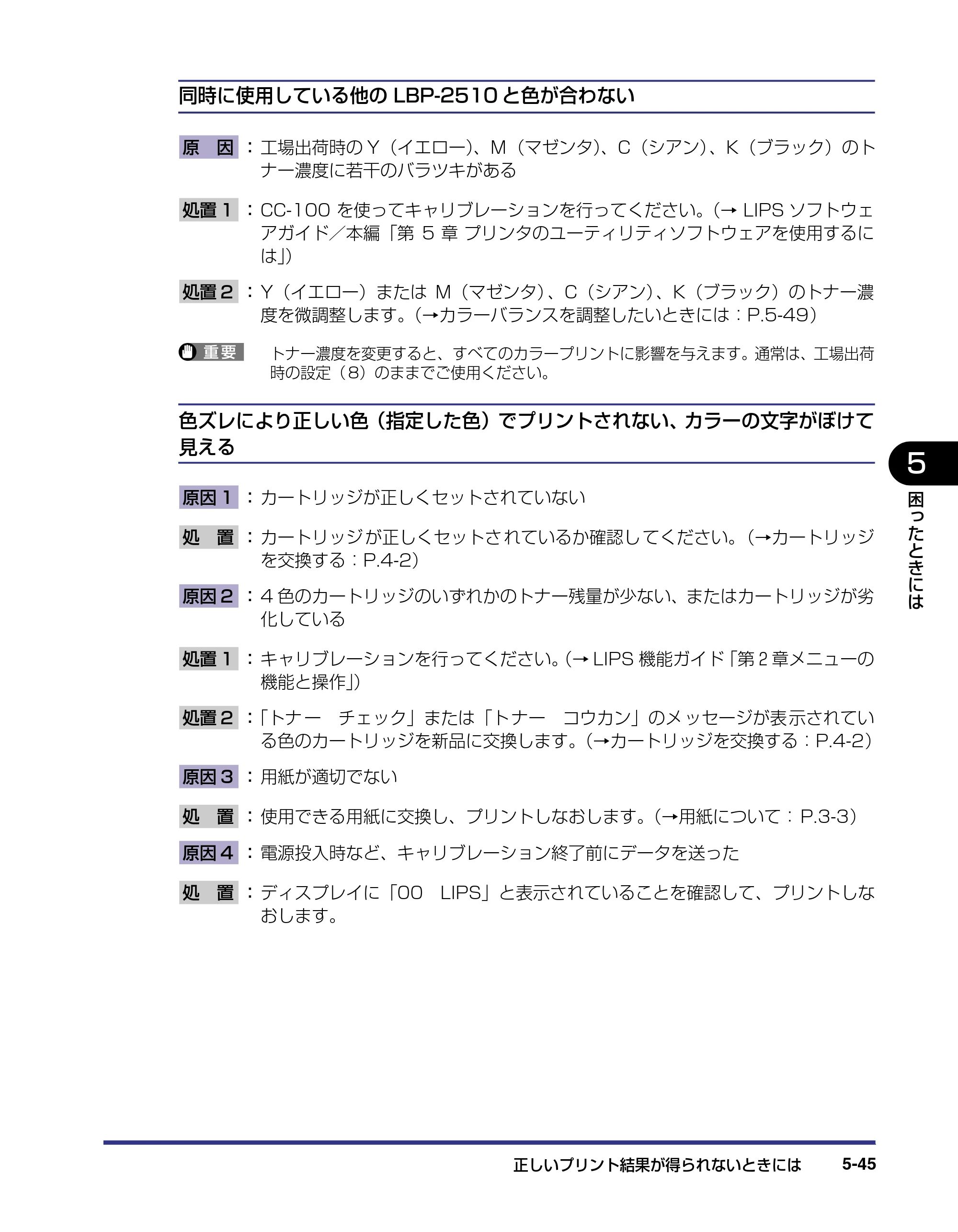 キヤノン LBP-2510 ユーザーズガイド （PDF形式／6.72Mバイト） — 原本ページ — 229ページ