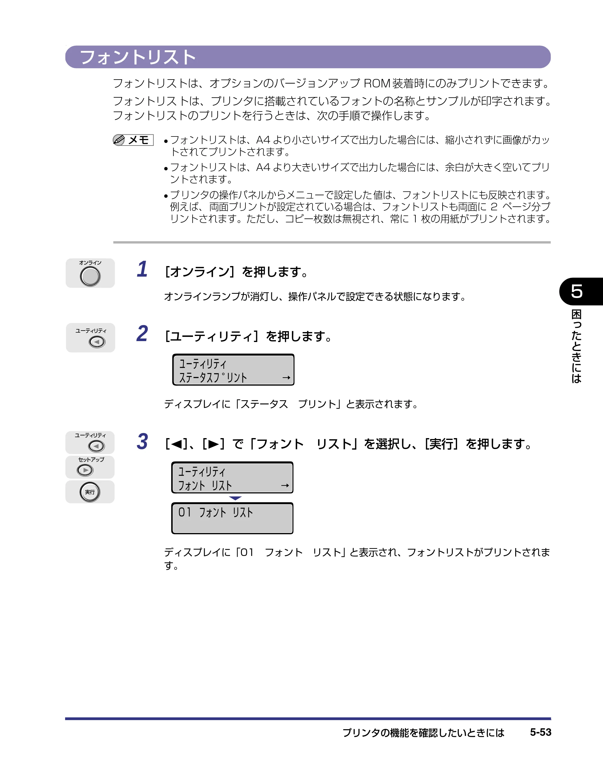 キヤノン LBP-2510 ユーザーズガイド （PDF形式／6.72Mバイト） — フォントリスト — 原本ページ — 237ページ