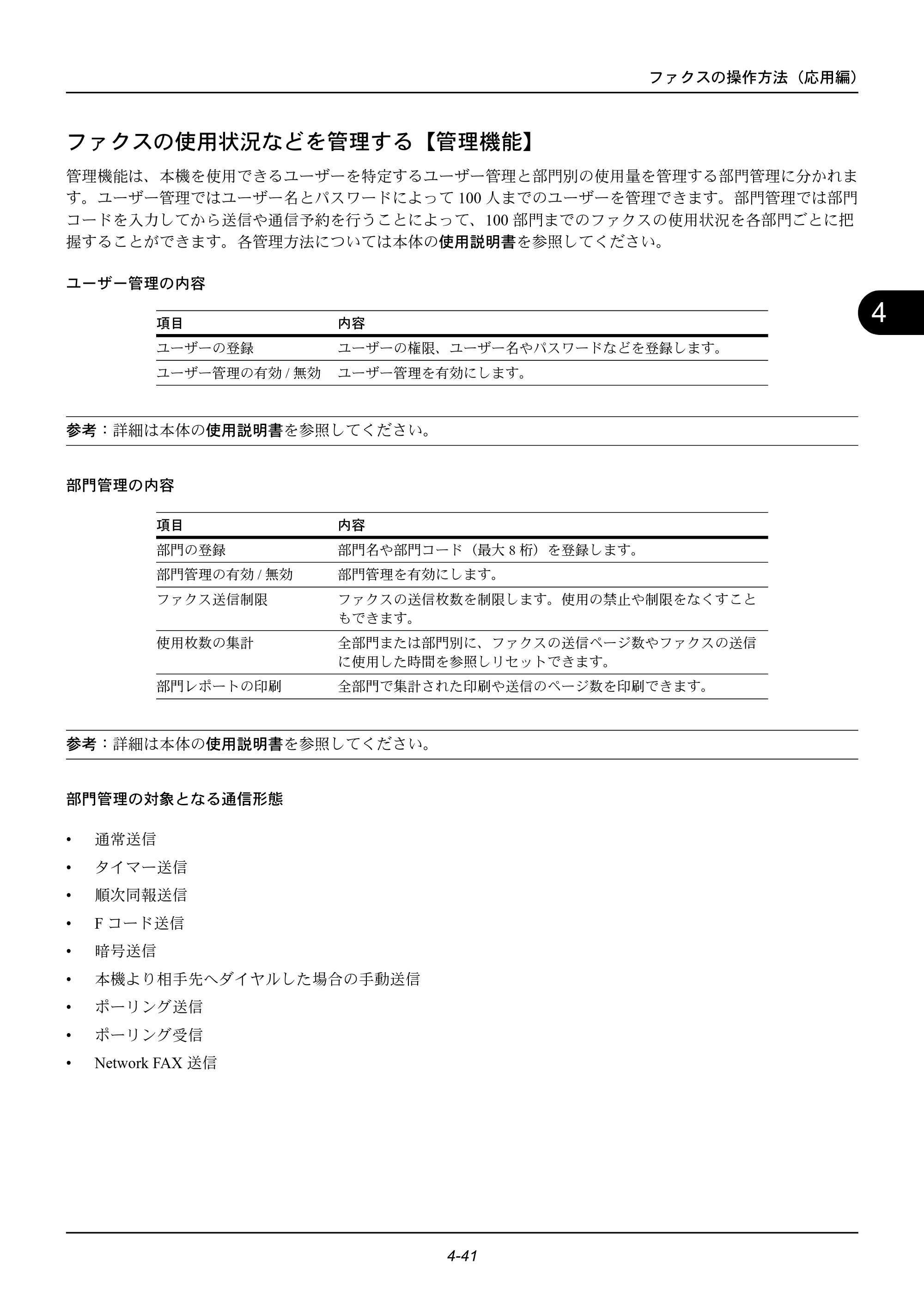 京セラ ECOSYS M2535dn ECOSYS M2535dn FAX使用説明書 — ファクスの使用状況などを管理する【管理機能】 — 原本ページ — 91ページ