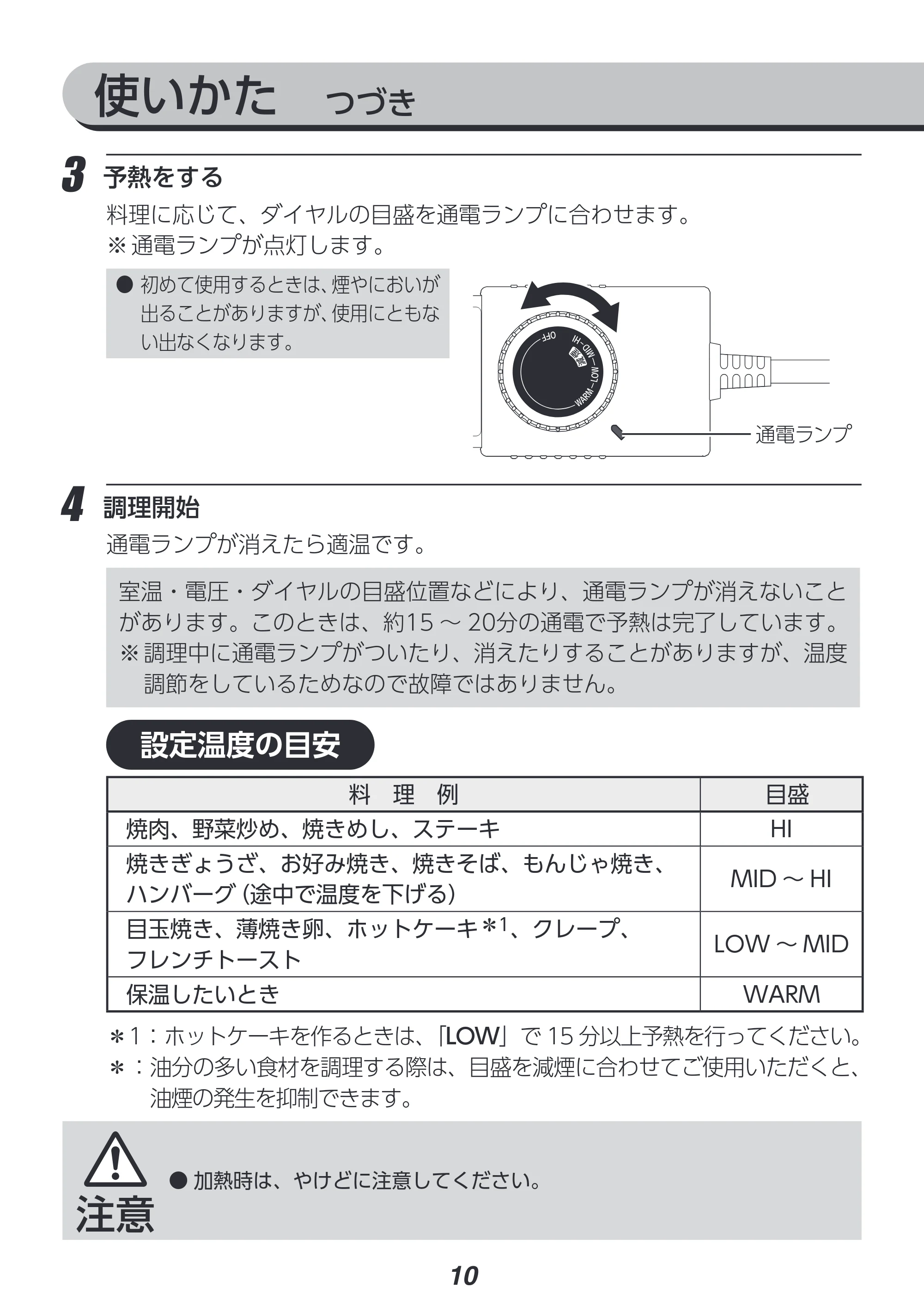 アイリスオーヤマ IHU-A10 取扱説明書 — 原本ページ — 10ページ