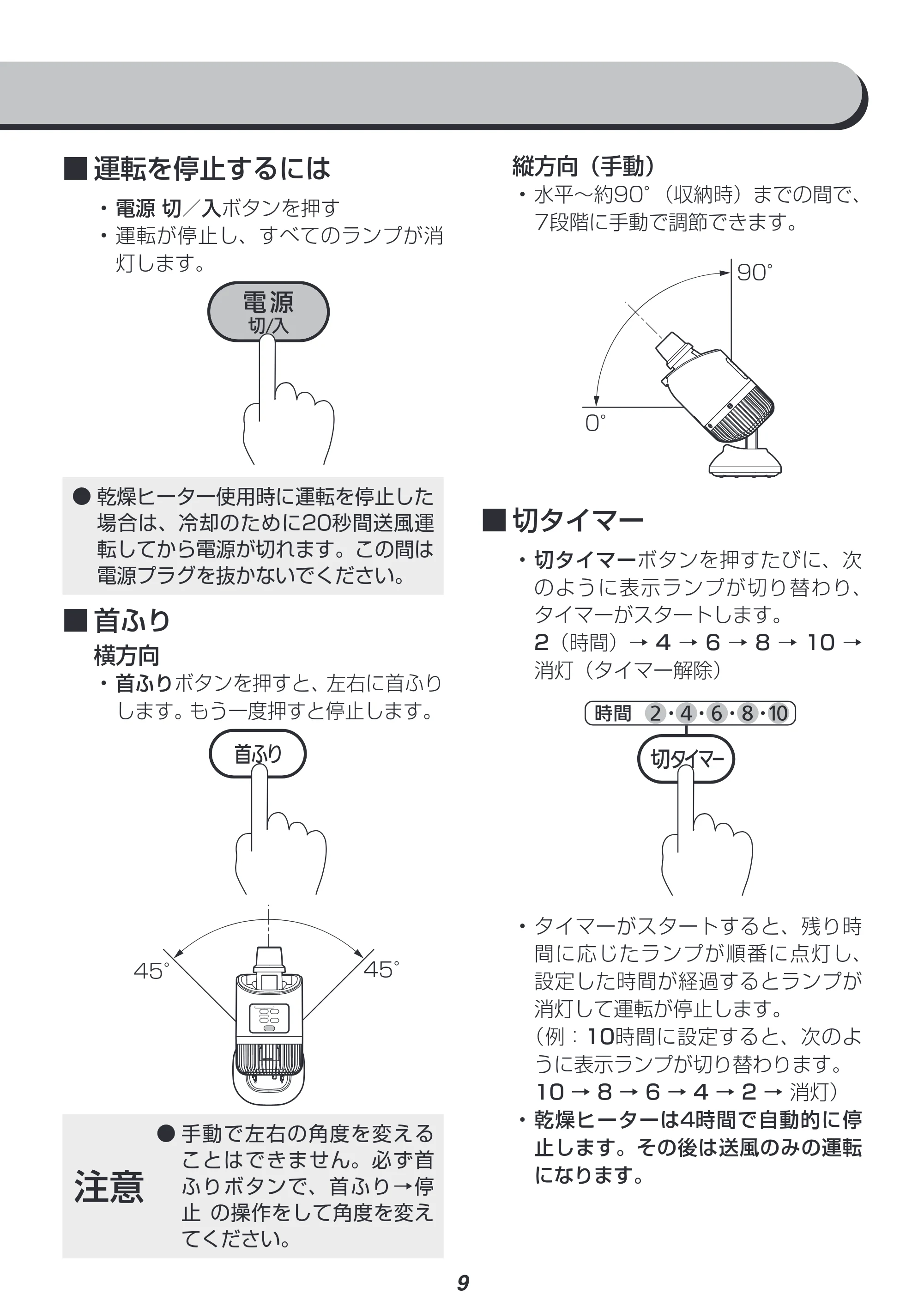 アイリスオーヤマ IK-C300 取扱説明書 — 原本ページ — 9ページ