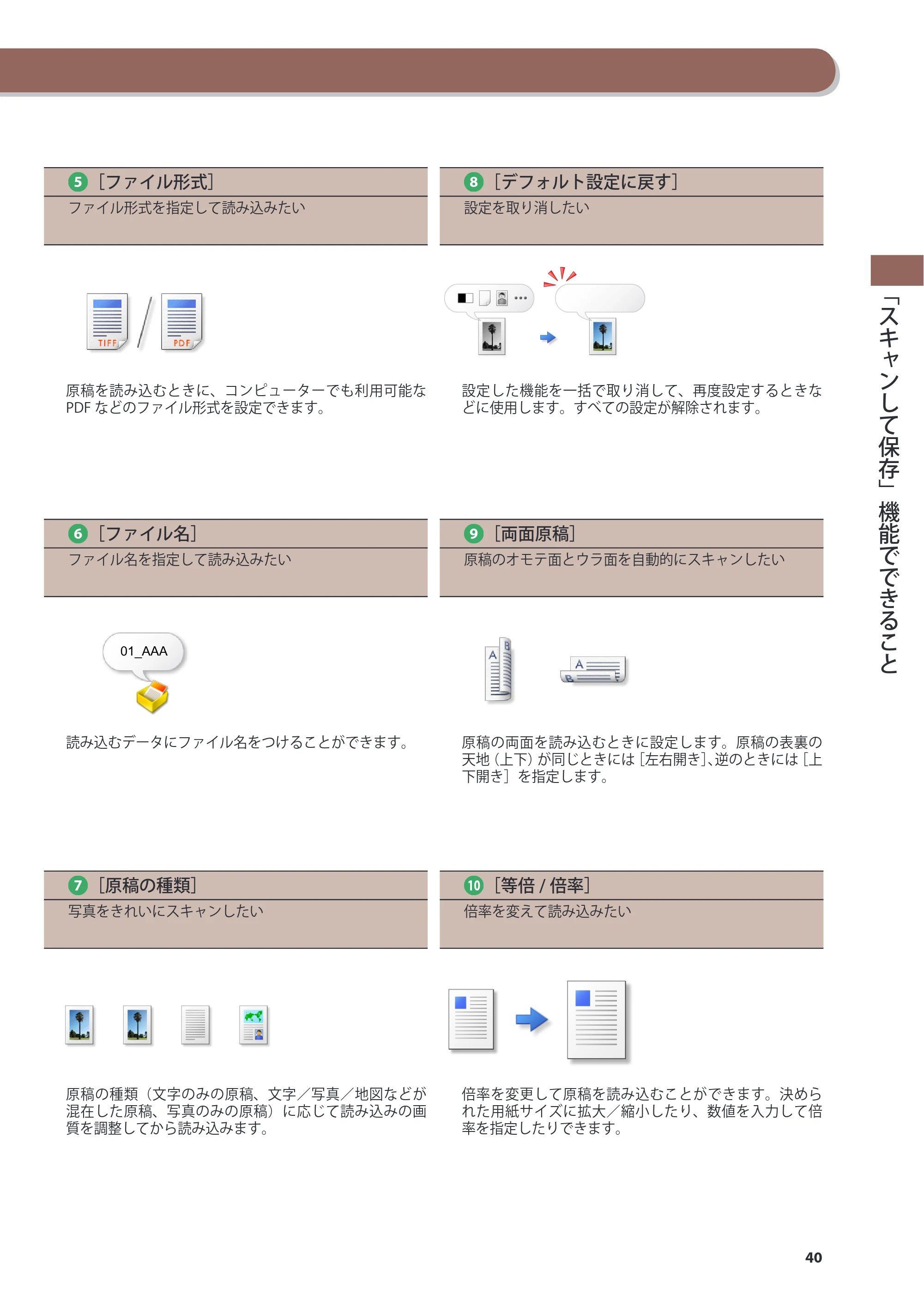 キヤノン imageRUNNER-ADVANCE C2030F/C2030F-R/C2030/C2020F/C2020 基本操作ガイド 2011年7月27日更新（PDF：40.4MB） — 原本ページ — 41ページ