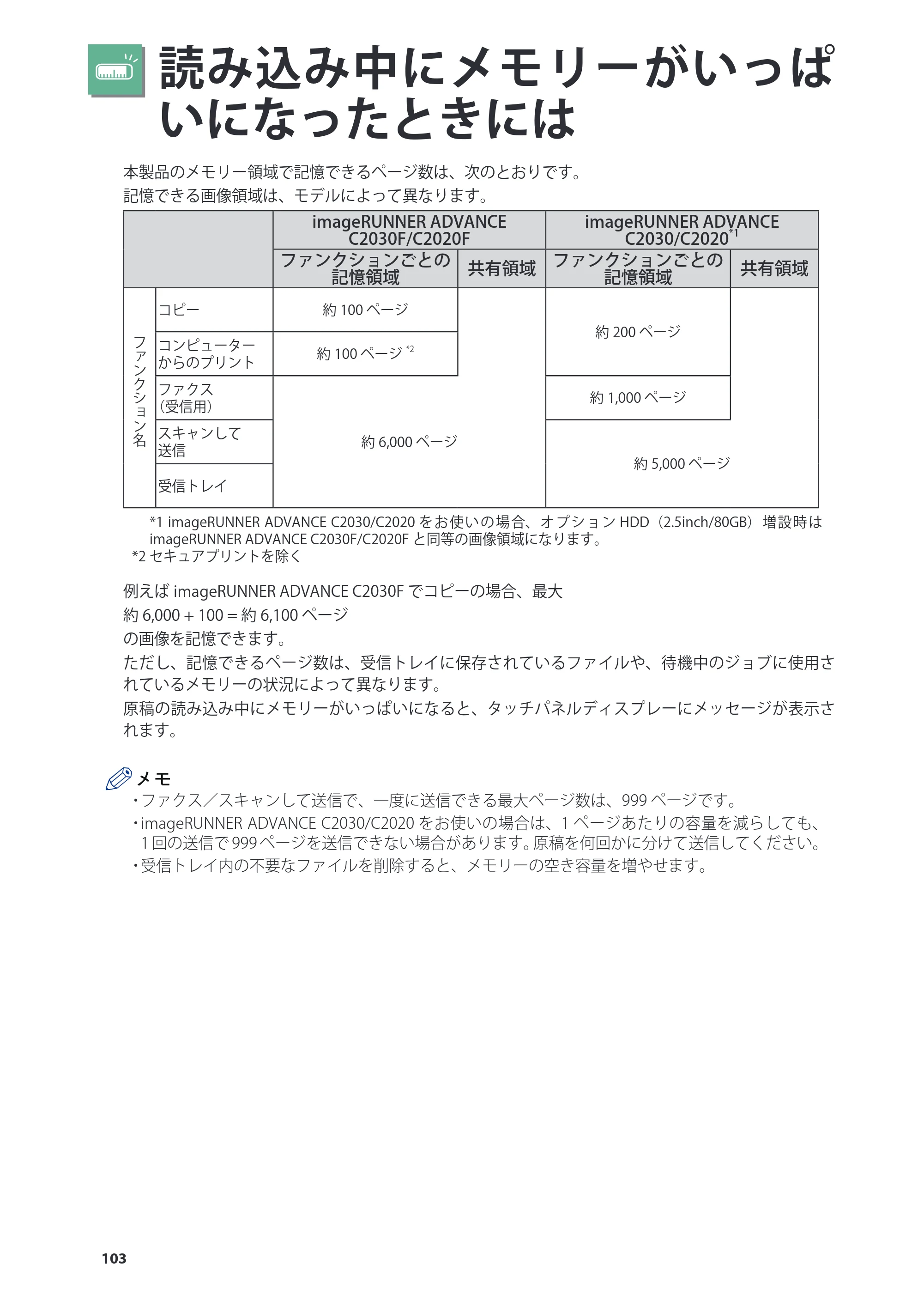 キヤノン imageRUNNER-ADVANCE C2030F/C2030F-R/C2030/C2020F/C2020 基本操作ガイド 2011年7月27日更新（PDF：40.4MB） — 原本ページ — 104ページ