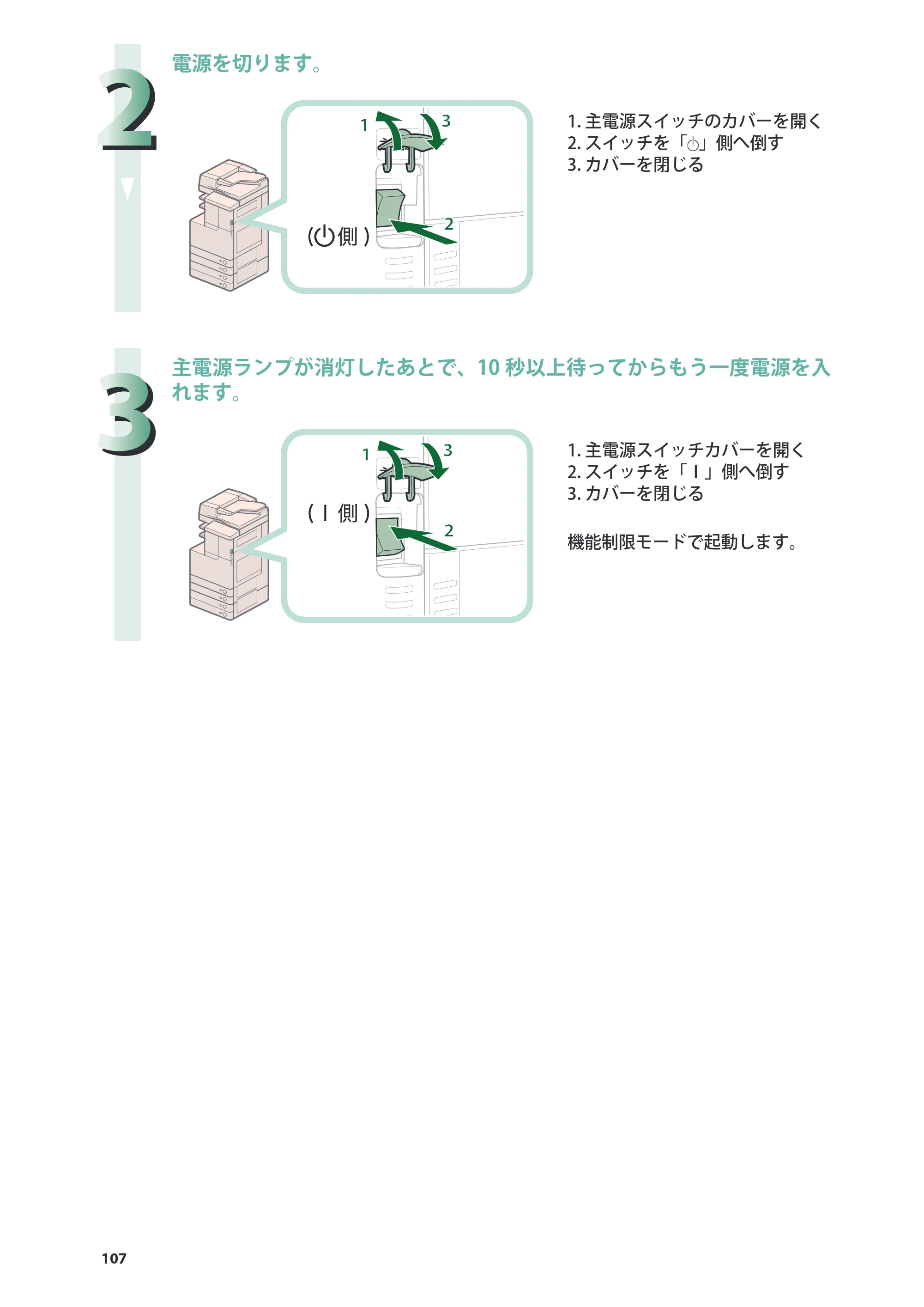 キヤノン imageRUNNER-ADVANCE C2030F/C2030F-R/C2030/C2020F/C2020 基本操作ガイド 2011年7月27日更新（PDF：40.4MB） — 原本ページ — 108ページ
