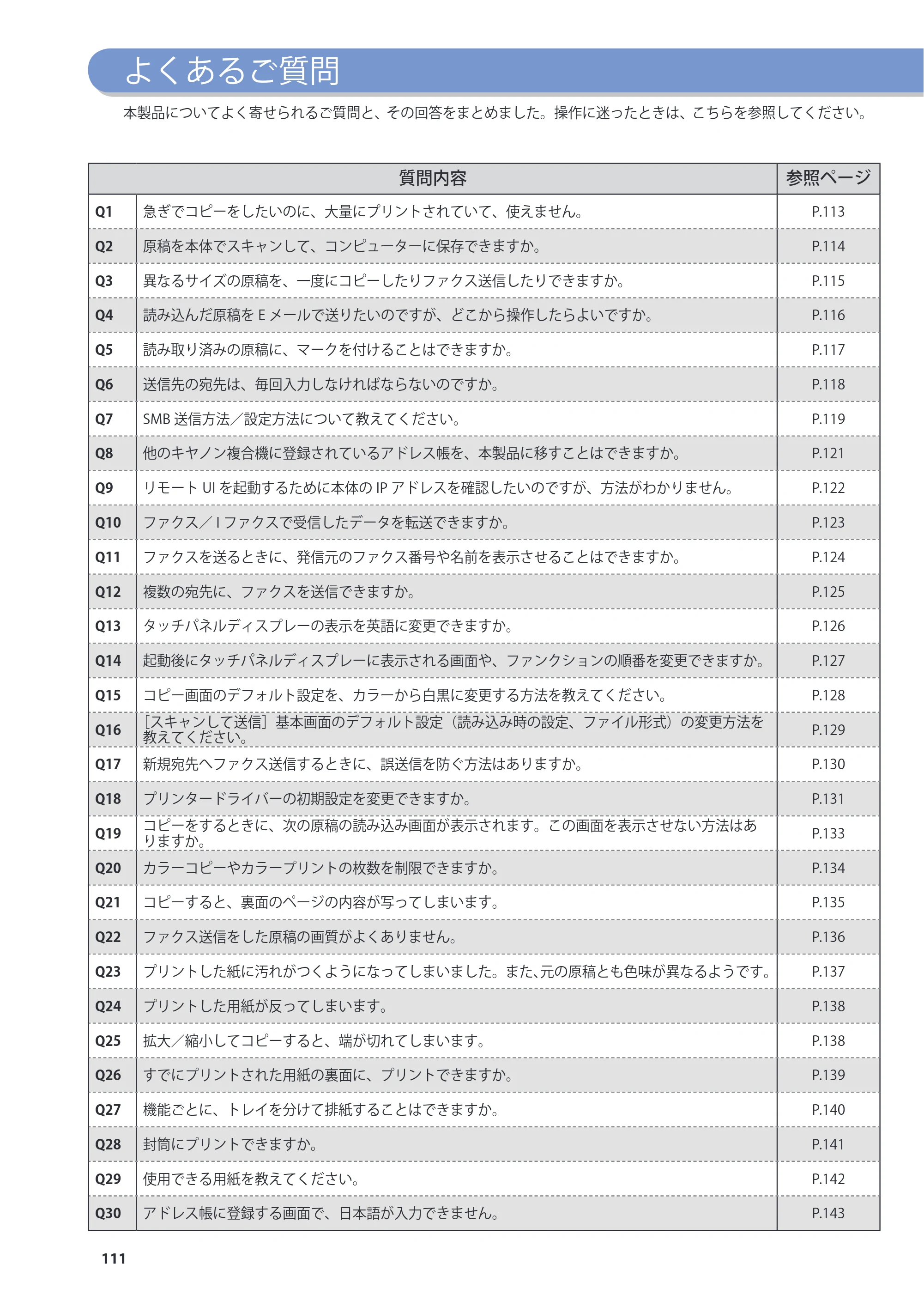 キヤノン imageRUNNER-ADVANCE C2030F/C2030F-R/C2030/C2020F/C2020 基本操作ガイド 2011年7月27日更新（PDF：40.4MB） — 原本ページ — 112ページ