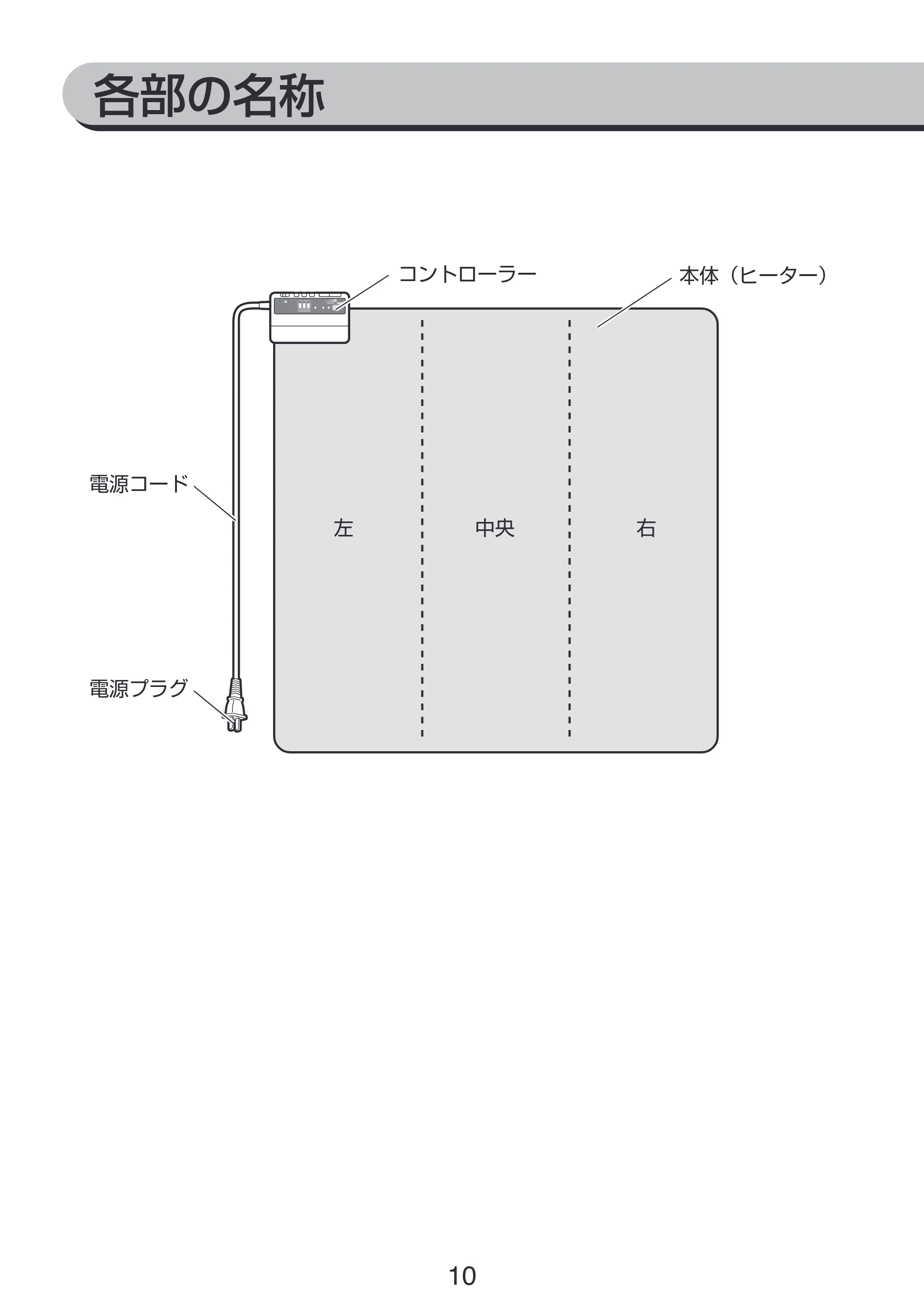 アイリスオーヤマ IHC-D20 取扱説明書 — 原本ページ — 10ページ